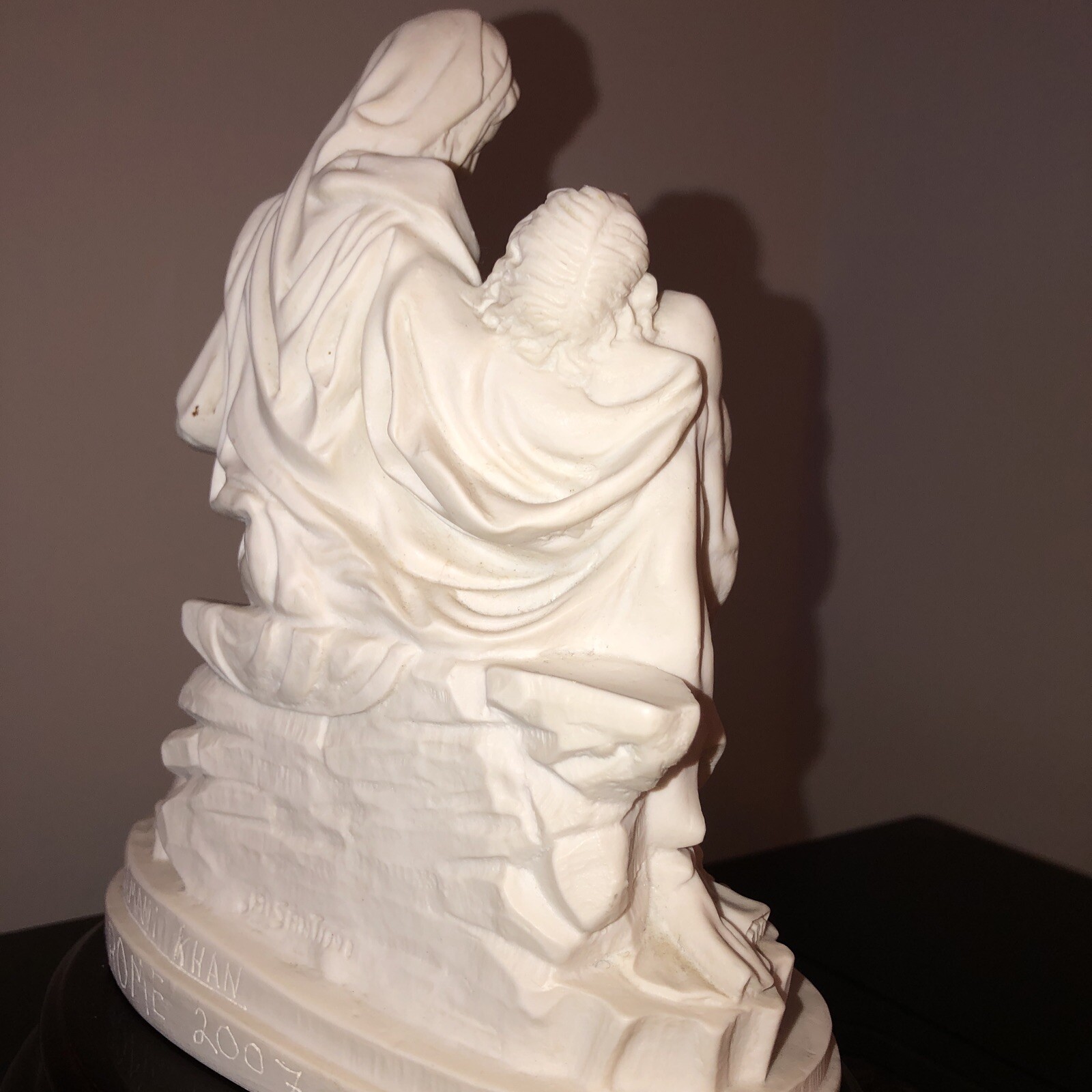 Michelangelo's Pieta Jesus Sculptor A. Santini PIETA Classic9x7x4” Made In Italy