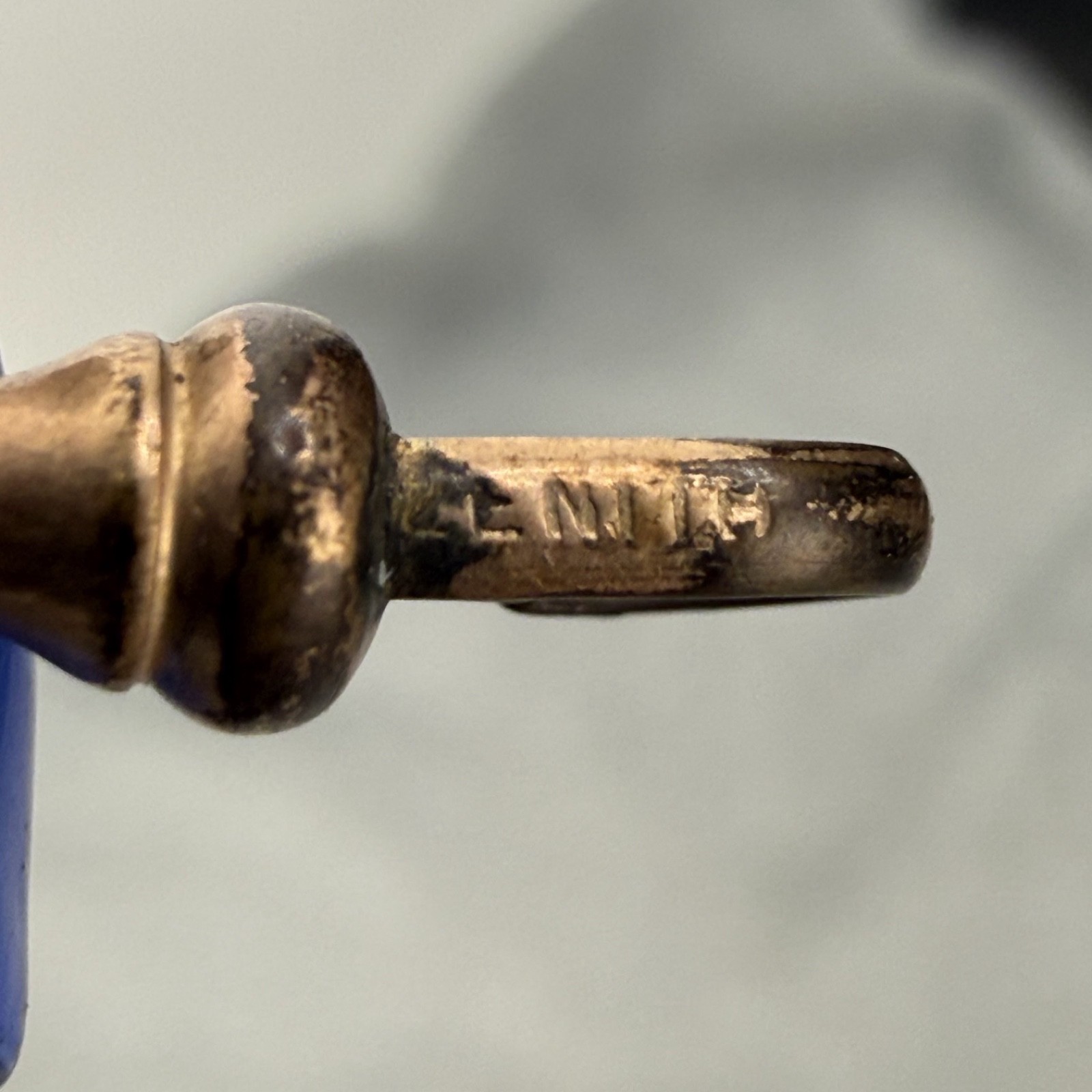 Vintage Signed Pocket Watch Chain 14”