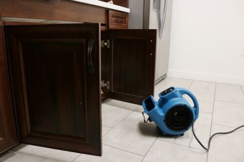 XPOWER P-80A Air Mover Utility Fan Built-In Power Outlets Certified-Refurbished