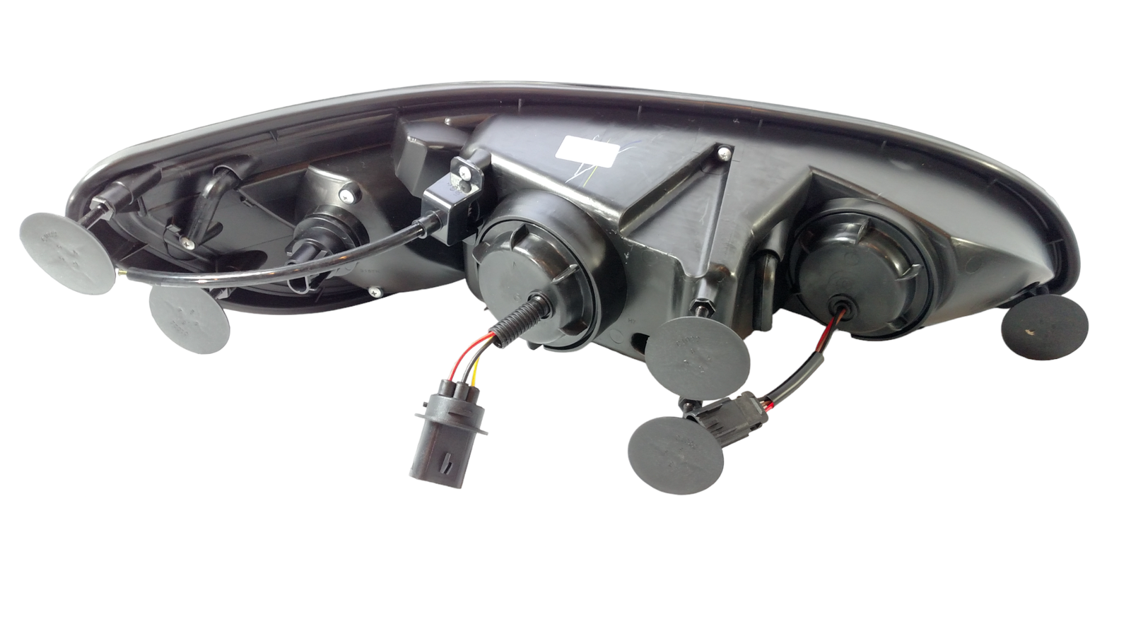 Pair Chrome Projection Headlights Dual Function LED Light Bar Peterbilt 386/387