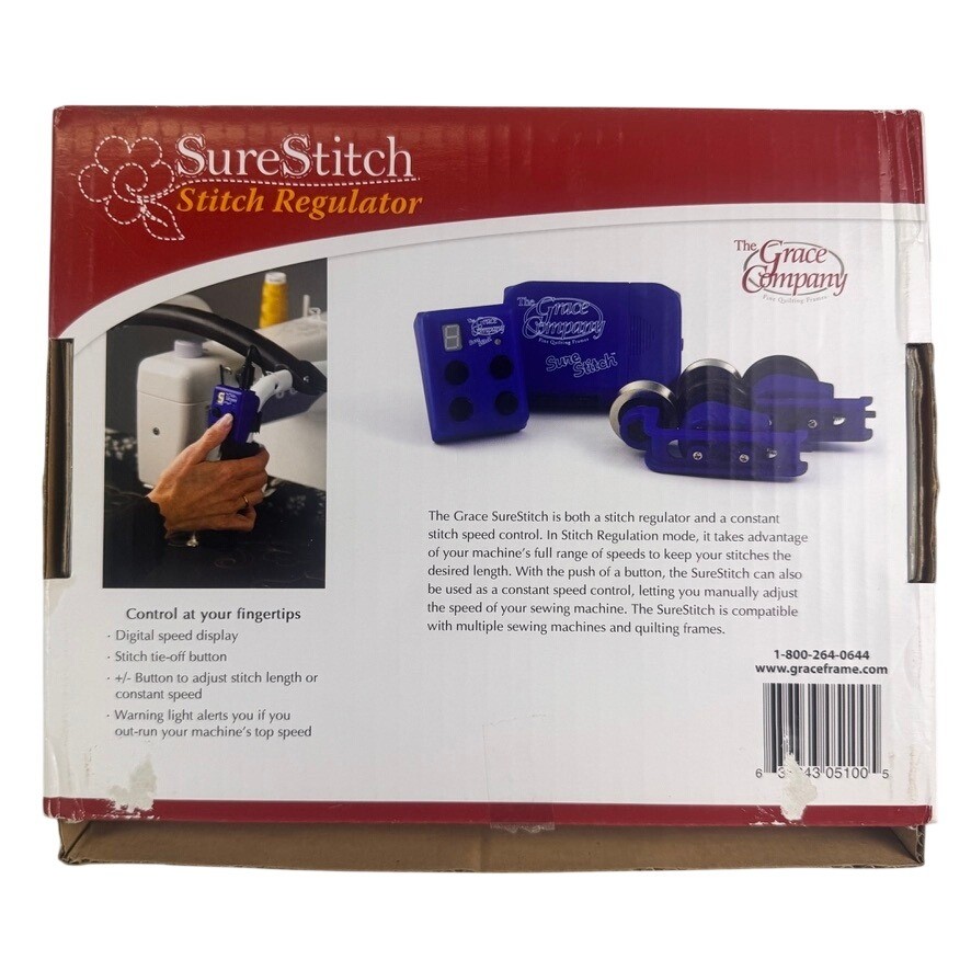 The Grace Company SureStitch Stitch Regulator Dual Function Speed Control Kit