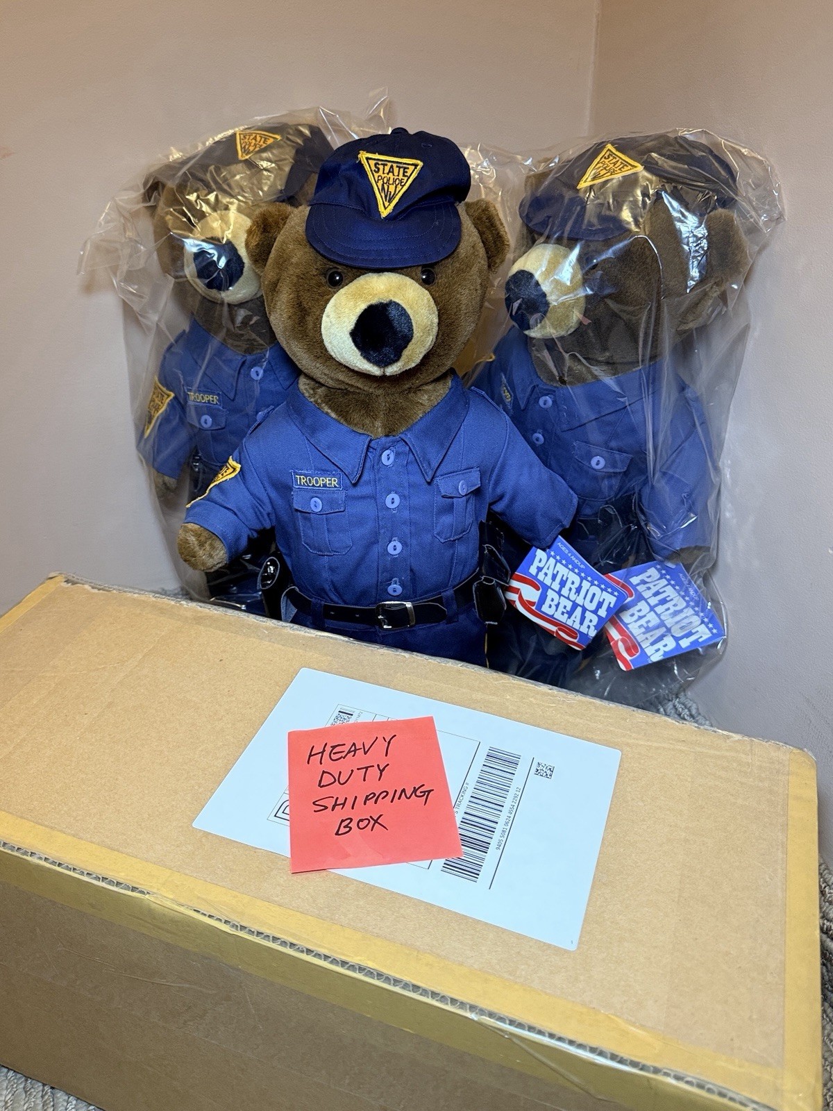Reserved for gbay-2011 – 2 NJSP Plush Bears