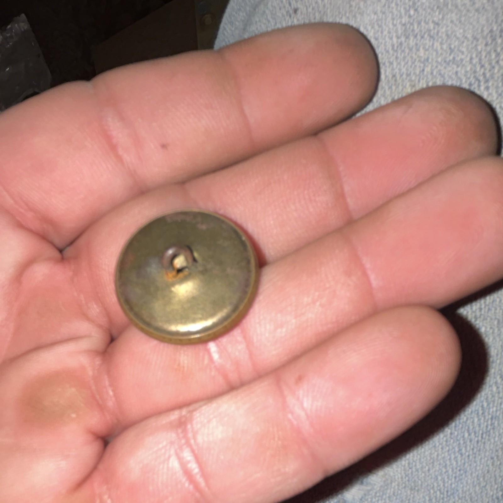 Original Civil War (1861-65) Brass Button Militaria