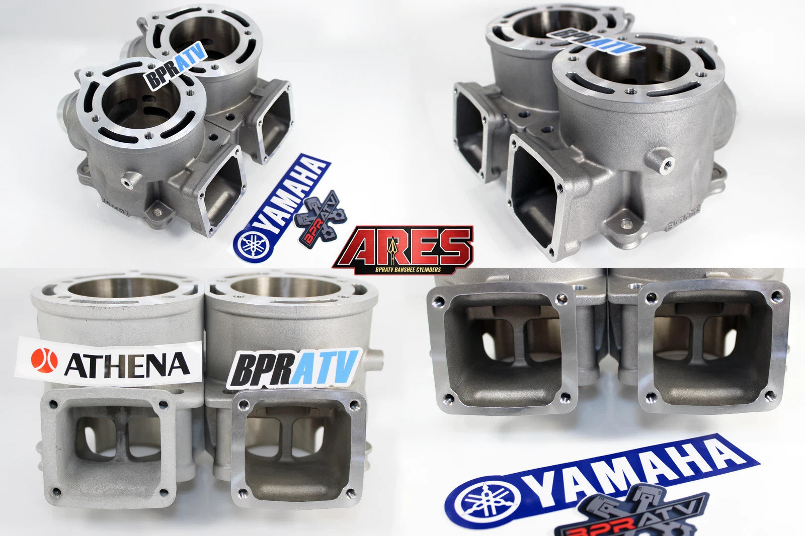 Yamaha Banshee 421cc ARES Athena-Style Cylinders BPRATV CP-Carrillo Pistons +4mm