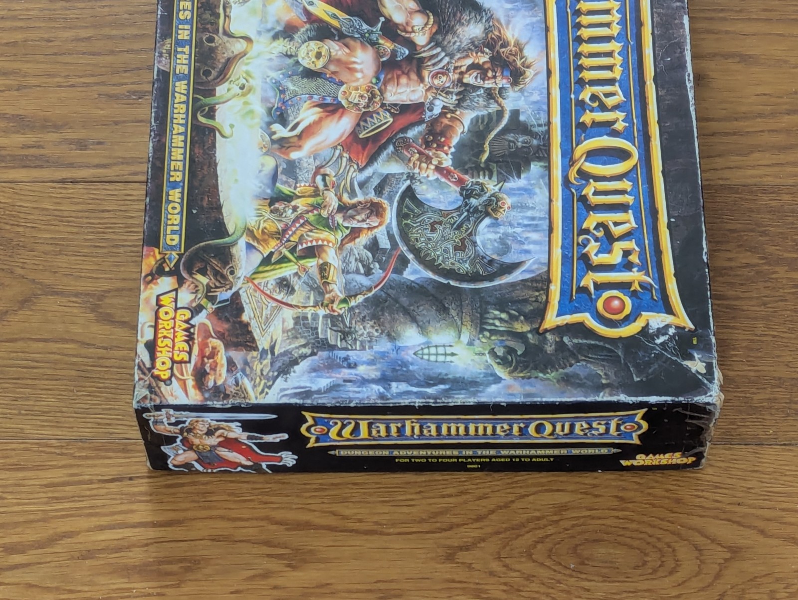 Warhammer Quest Box 1995 Near Complete, Plus Chaos Warrior Character pack