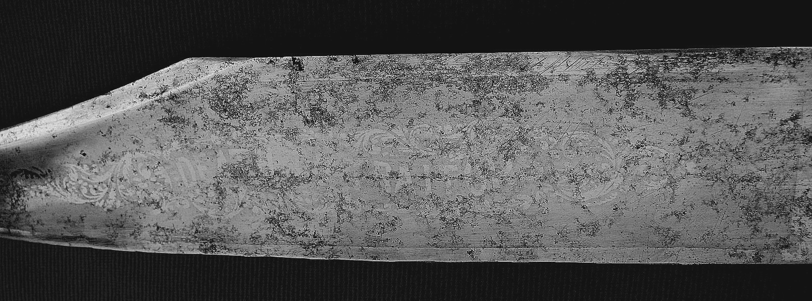 RARE DEATH TO TRAITORS ETCHED BOWIE~ORIGINAL SHEATH~W & H WHITEHEAD BROS 1862-63