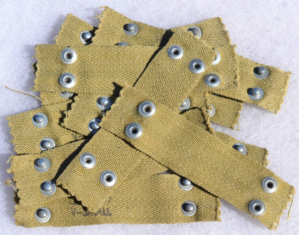 US ARMY M-1 HELMET LINER NAPE STRAP W-11 MAKER STAMP 4.5 INCHES LONG