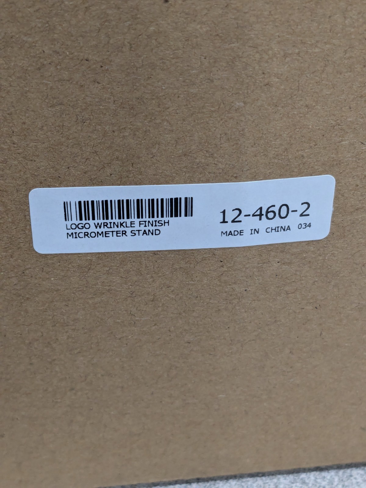 SPI 12-460-2 Cast Iron Micrometer Stand w/ Padded Jaws, for 0.5"- 4" Micrometers