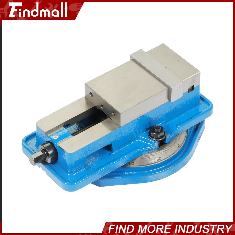 Findmall 3" Milling Machine Vise Lockdown Vise Bench Vice 360 Degree Swivel Base
