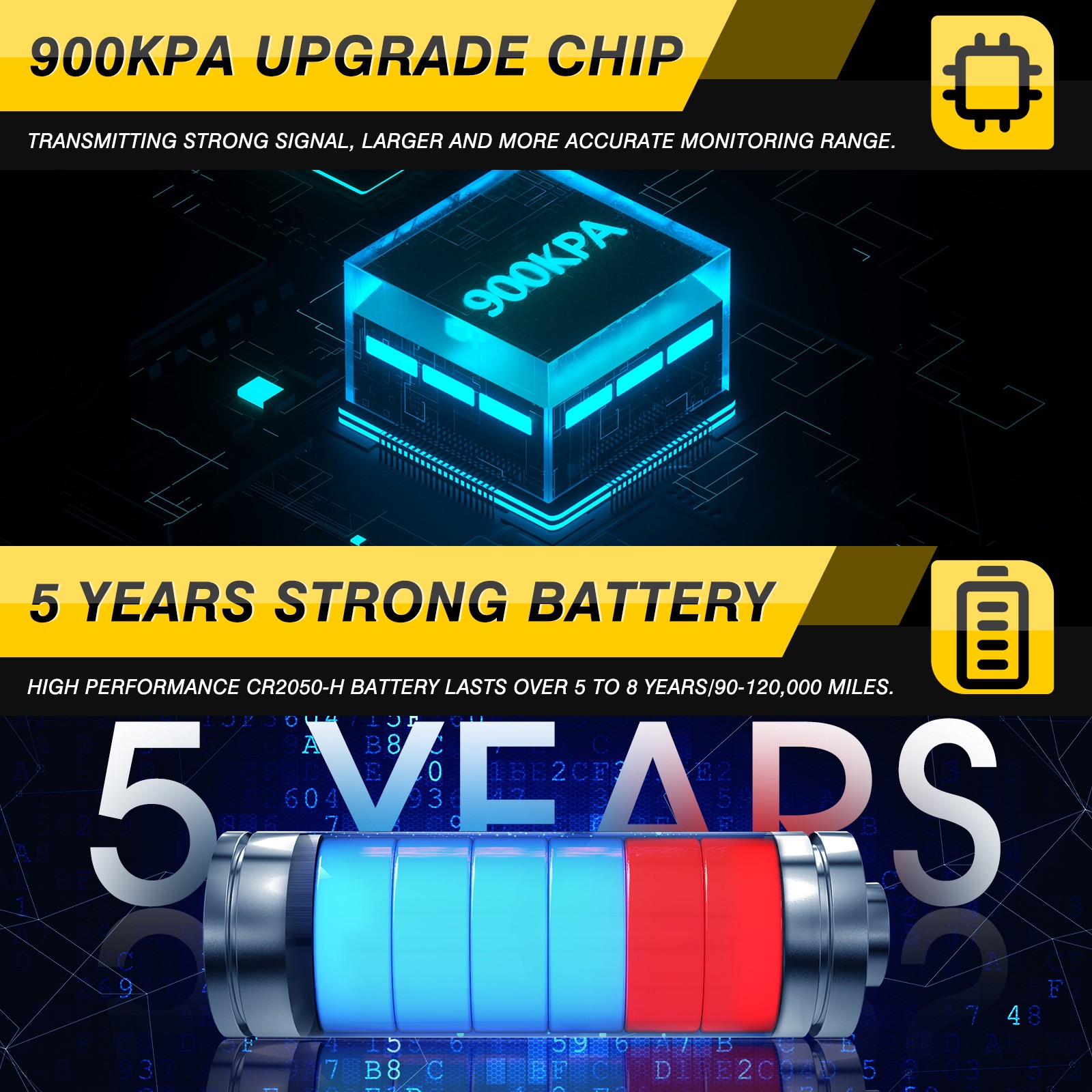 4Pcs TPMS Tire Pressure Monitoring Sensor 315MHz&433MHz for HONDA