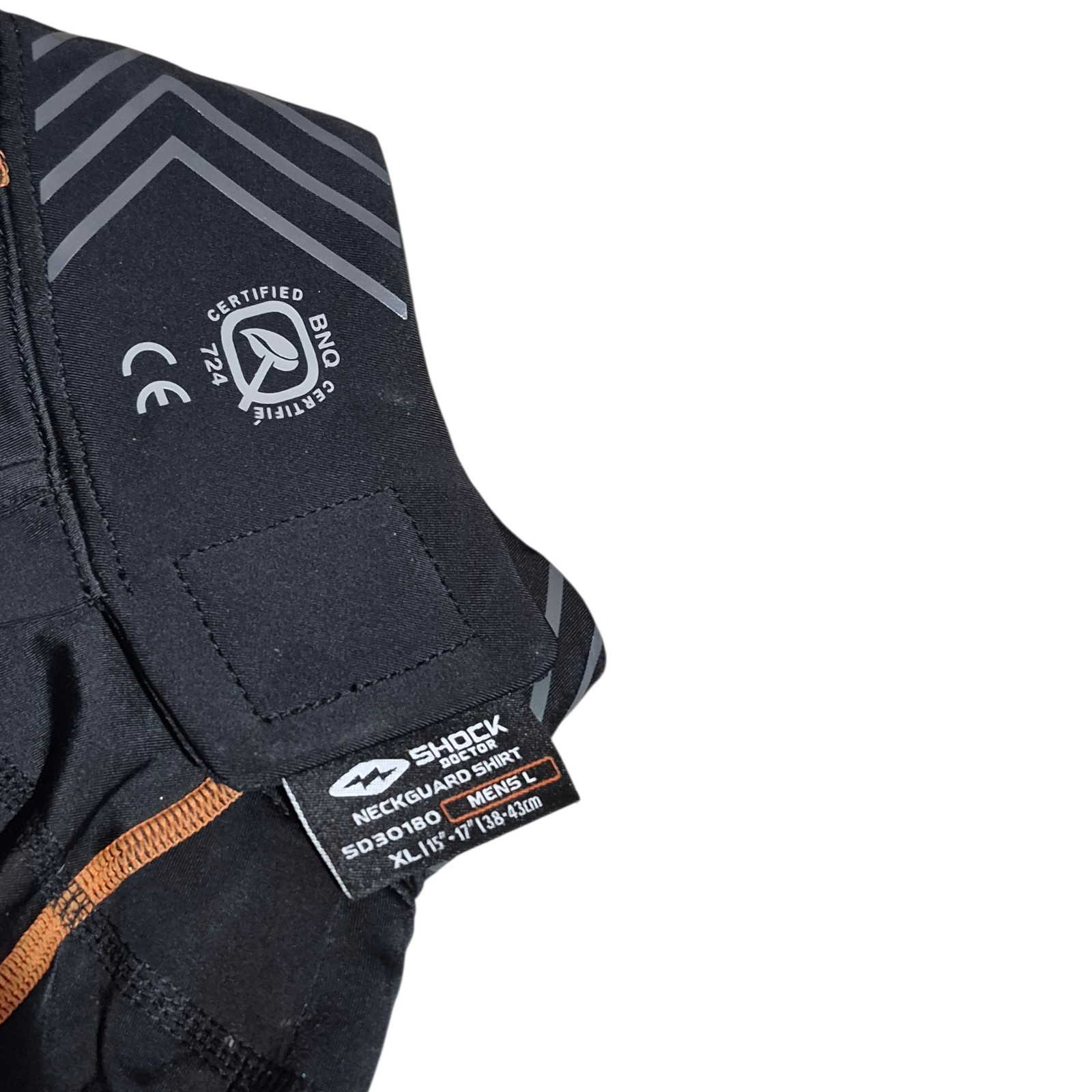 Shock Doctor Core Compression Hockey Shirt Mens Long Sleeve Black L Large