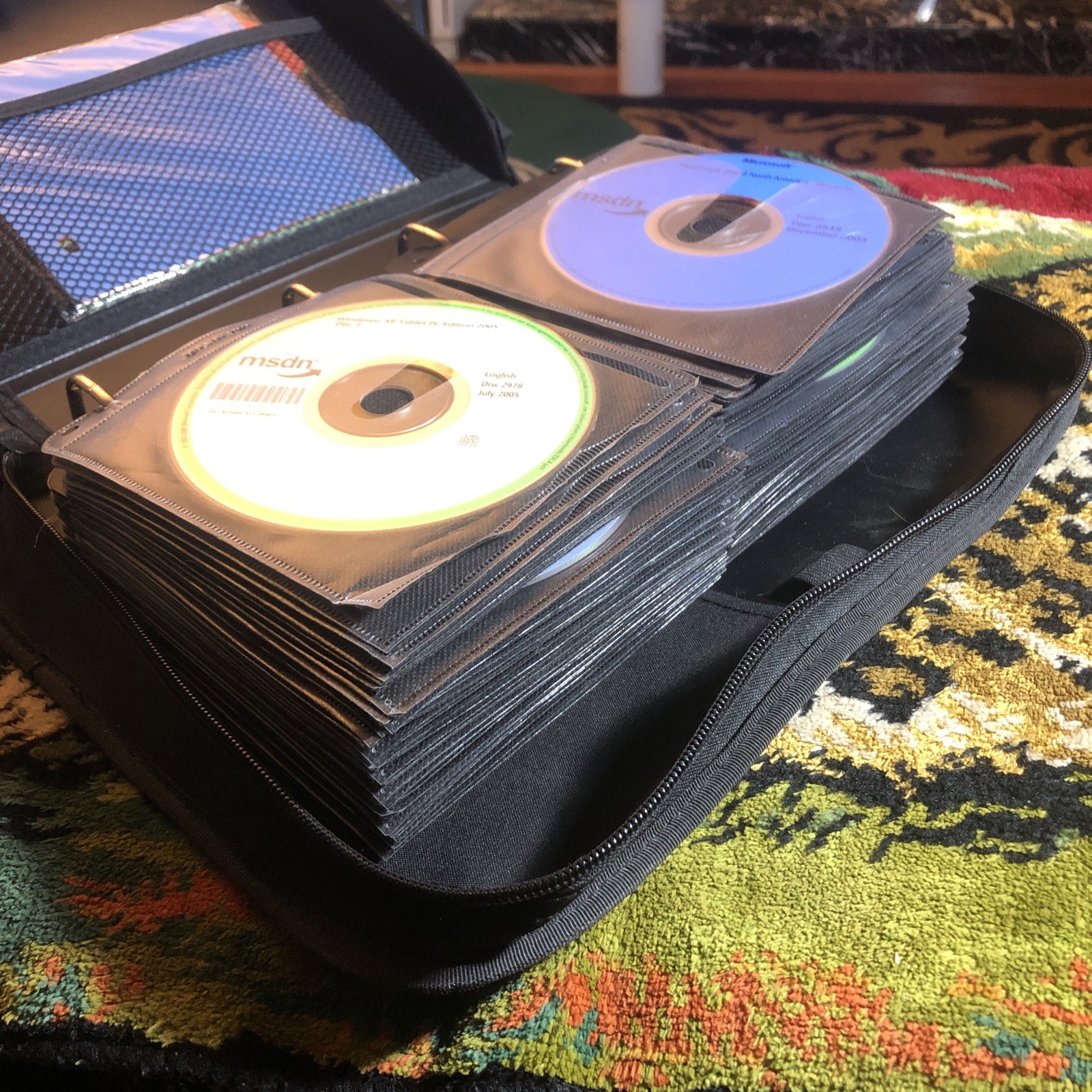 70 Microsoft Developer Network MSDN Discs Library 2001 to 2005 Bulk Lot Binder