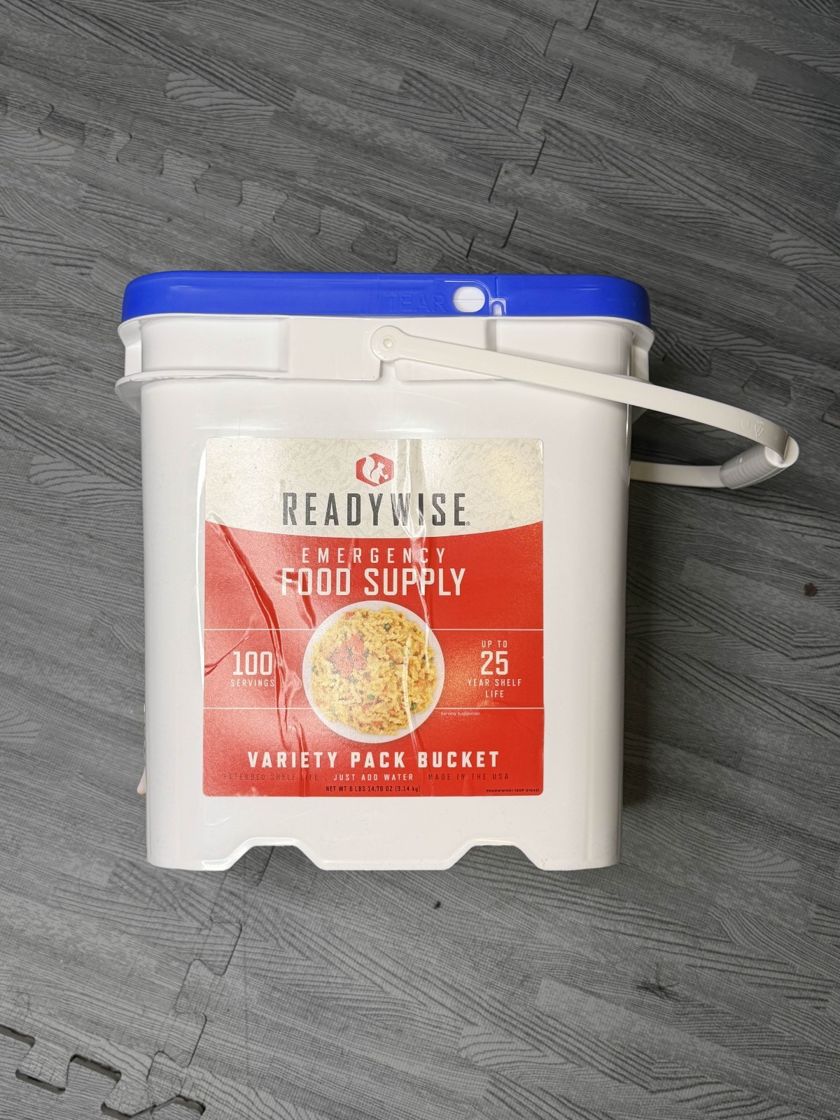 ReadyWise Emergency Food Supply 100Serving Bucket | 25 Year Shelf Life 05/25/22