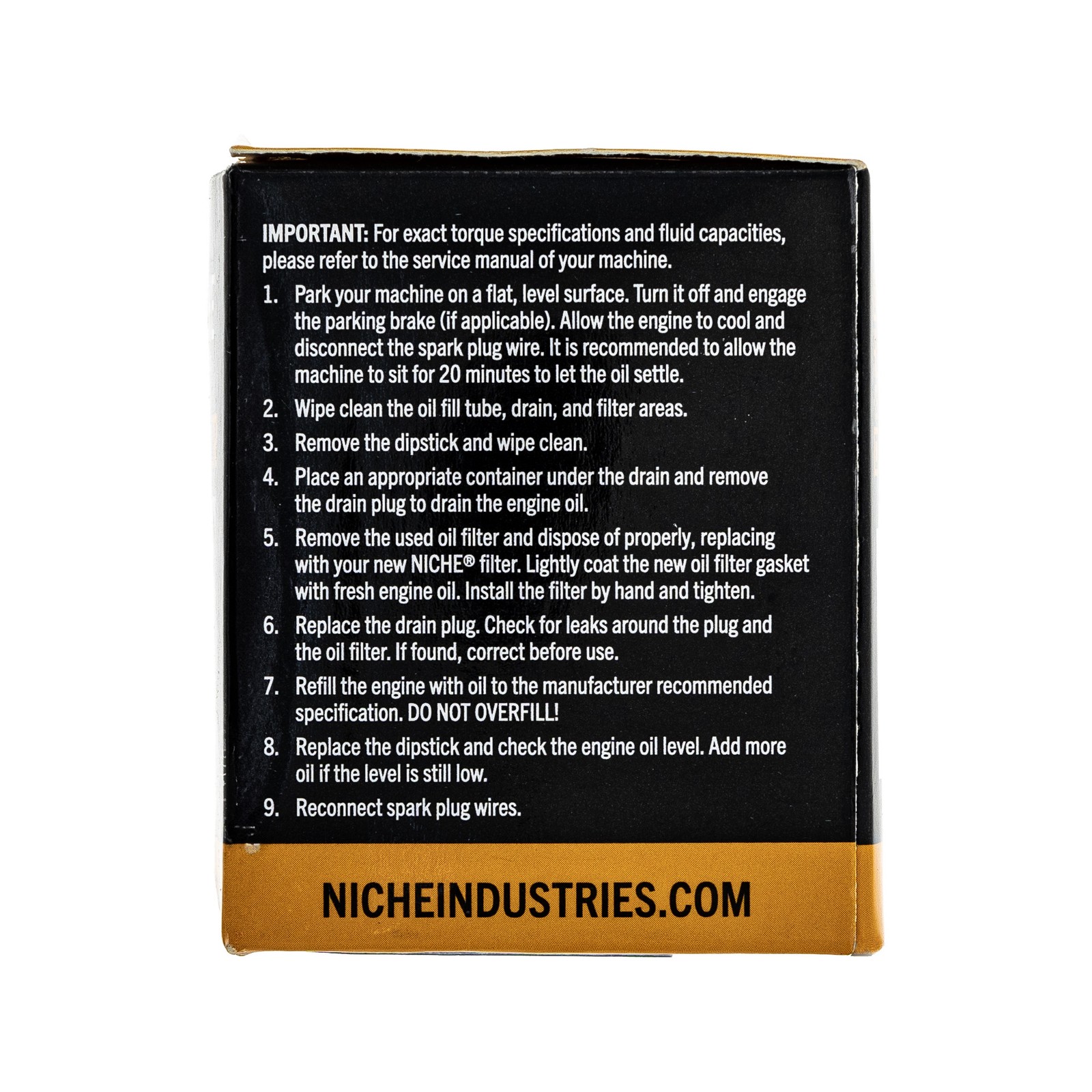 NICHE Oil Filter for Suzuki 16510-07J00 16510-34E00 GSXR600 GSXR1000R