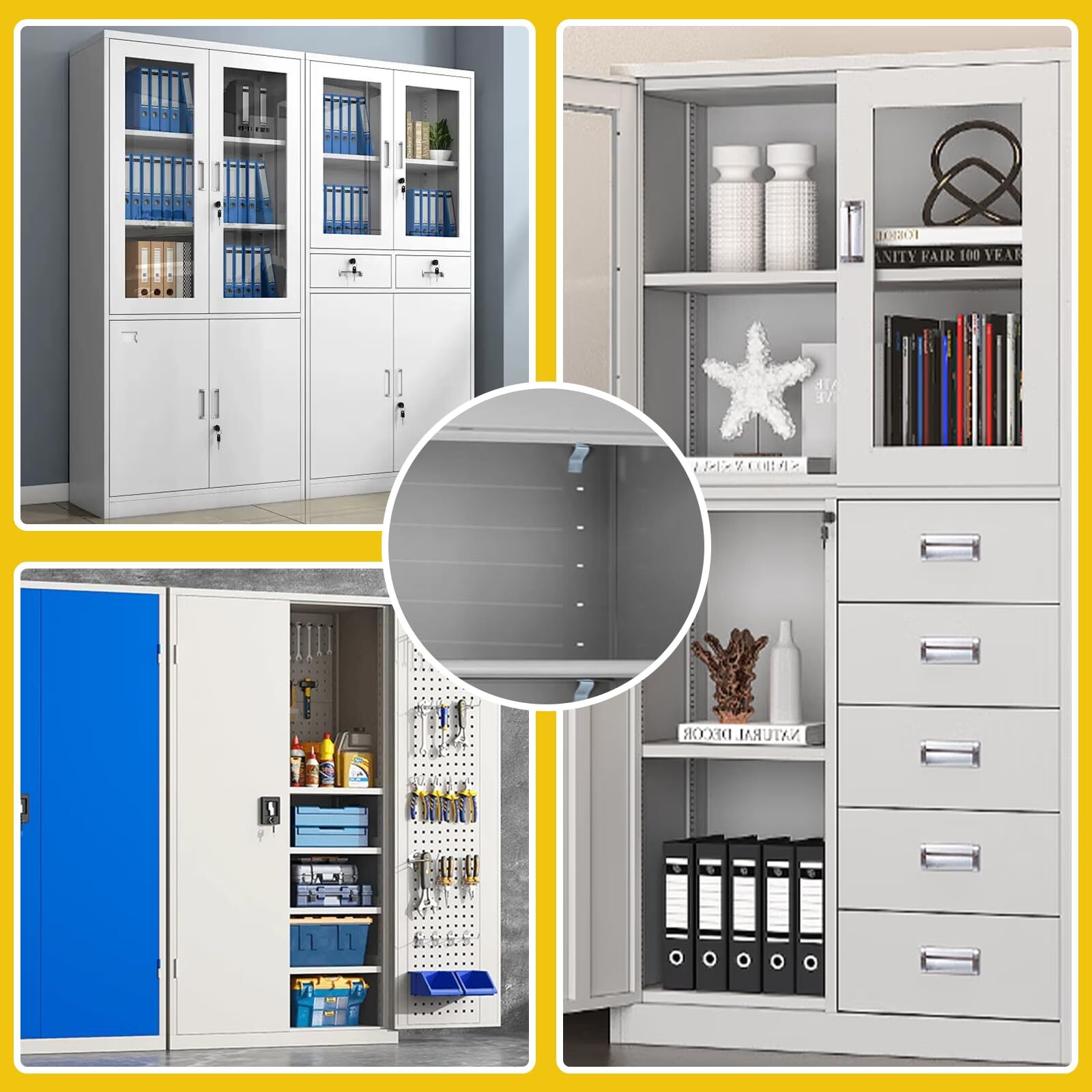 Shelf Clips - 30PCS Metal Shelf Clips for Adjustable Shelves Bracket Replacem...