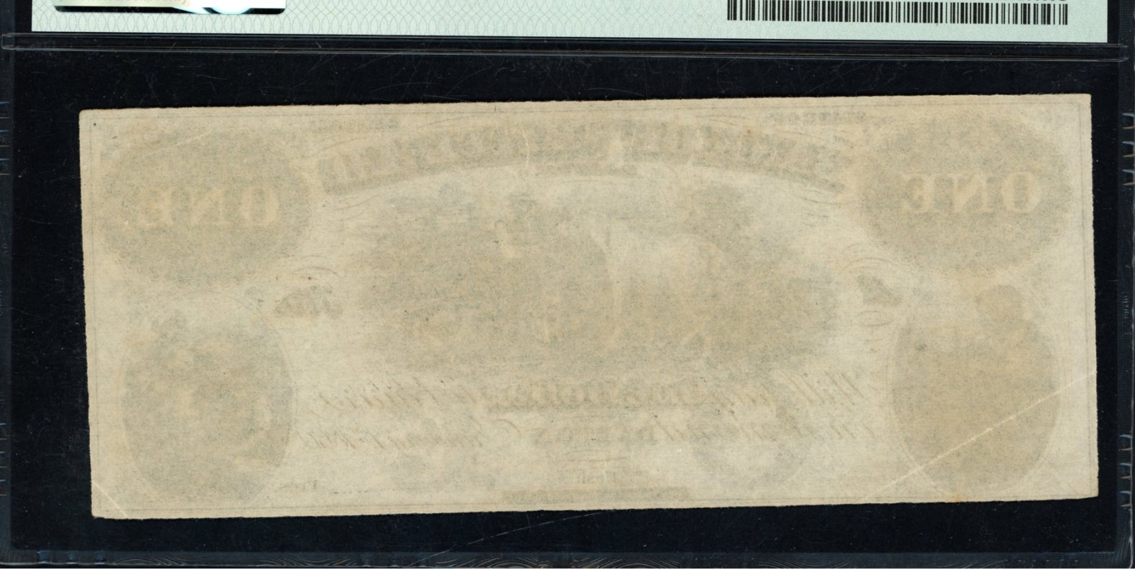 1860 Bank of Whitfield in Dalton GA $1 PMG 58 EPQ GA155G2