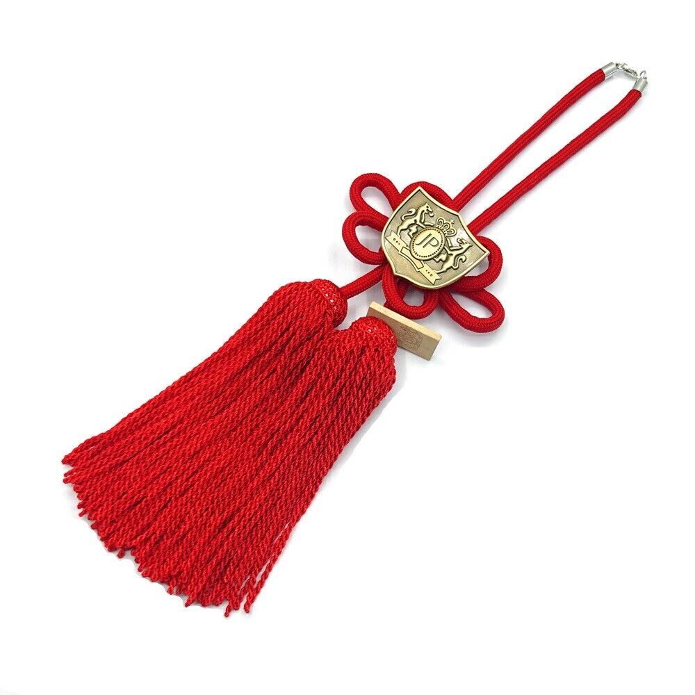 1Set JP Badge Junction Produce JDM Fusa Kiku Knot Luxury VIP Car Rearview Charms