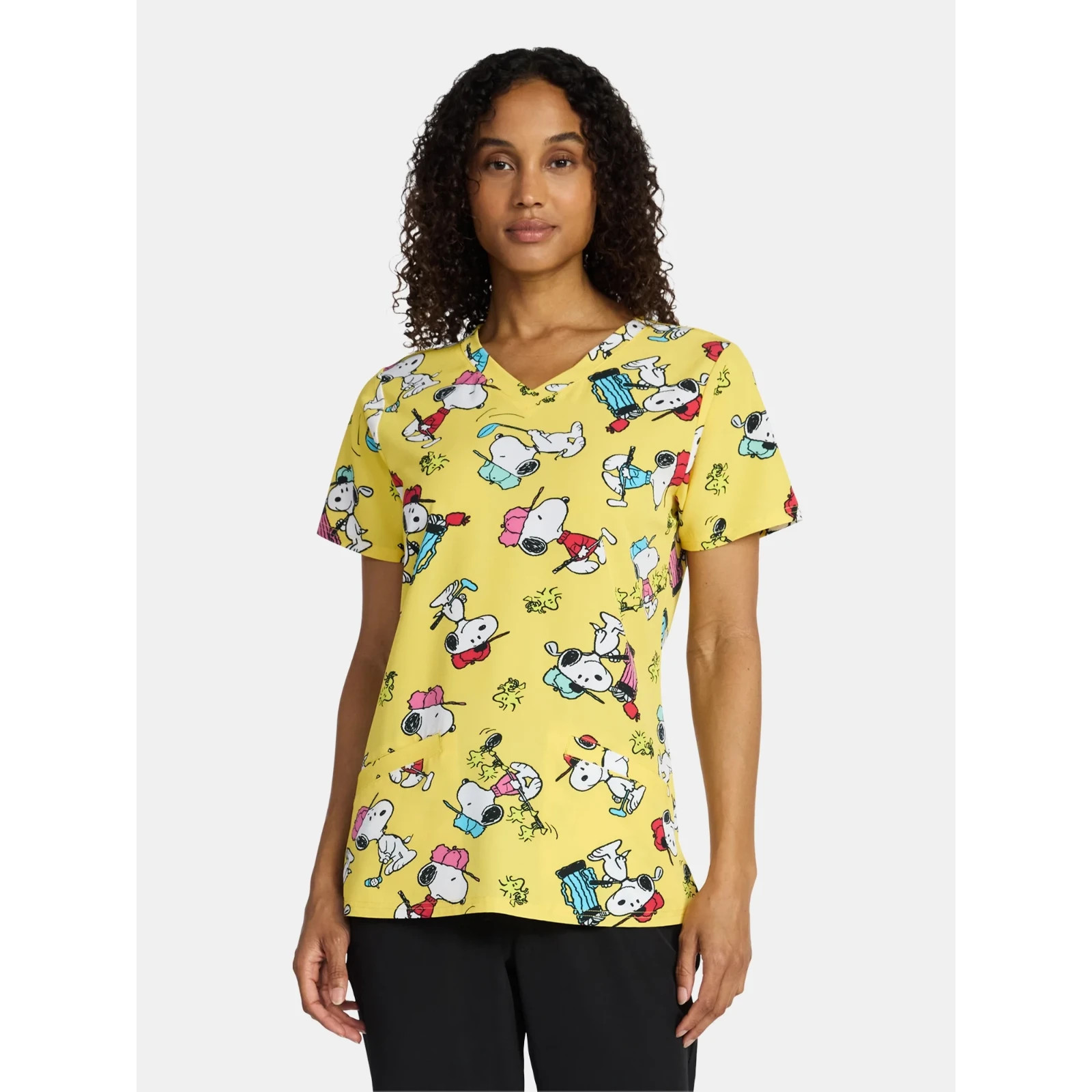 PEANUTS SNOOPY GRAPHIC SCRUB TOP ASST SIZES BRAND NEW