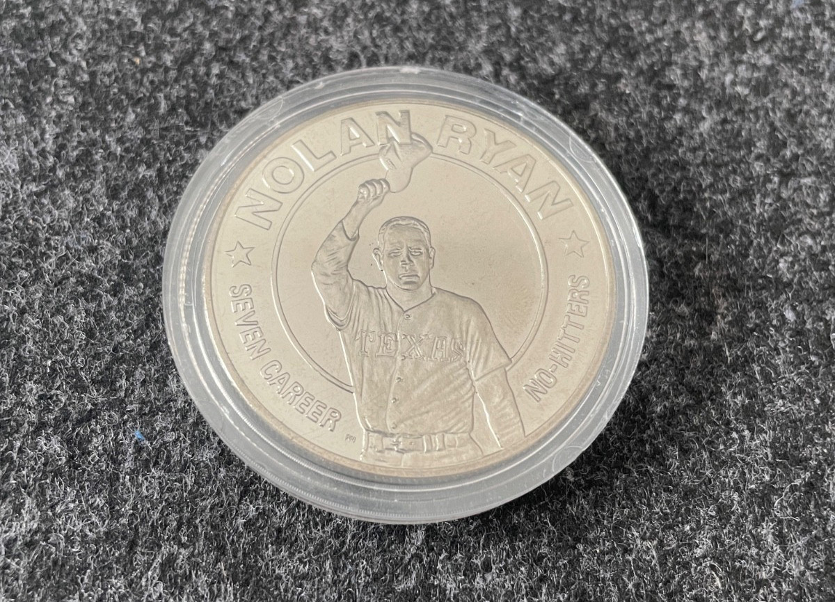 Nolan Ryan - 1 oz Collectible Coin - Republic of Liberia - Includes Case + Cert