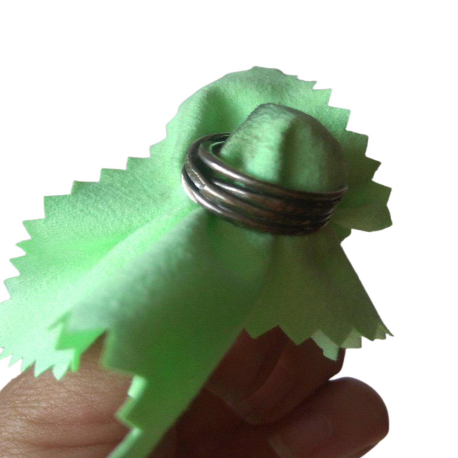 JSP Gold Silver Jewelry Cleaner Solution Diamond Gem Dip Liquid Basket Brush