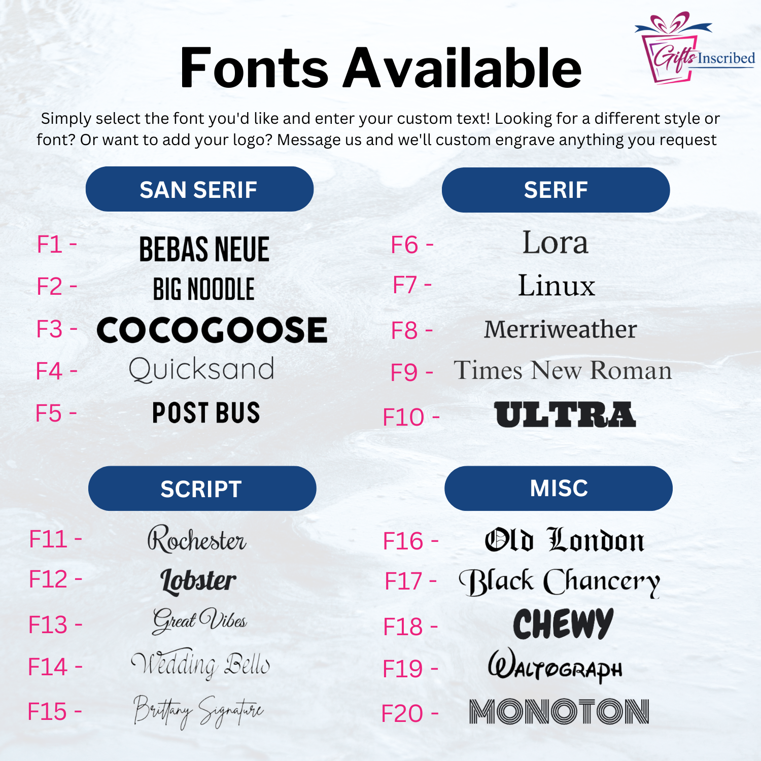 Custom Text Whiskey Decanter & Drinking Glasses Set - Engraved Whisky Glassware