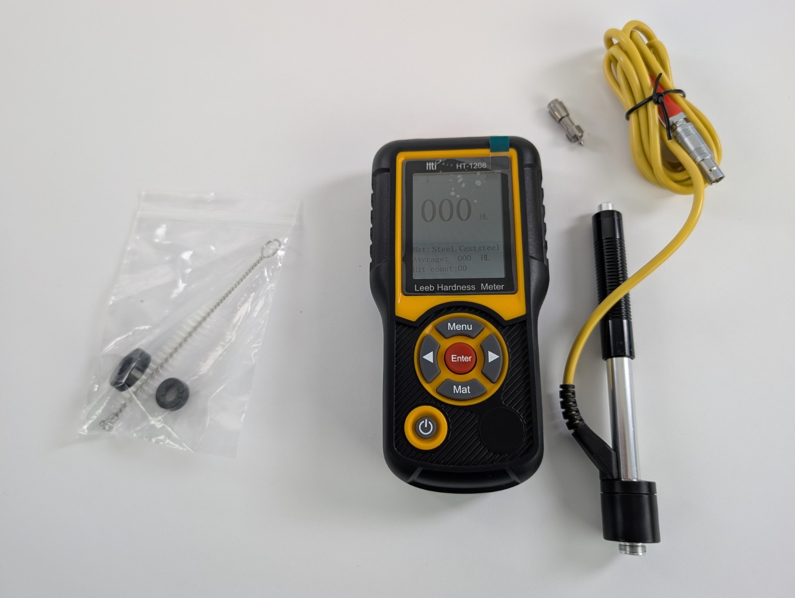 Digital TFT Screen Hardness Tester High Accuracy Hardness Meter Durometer HT1208