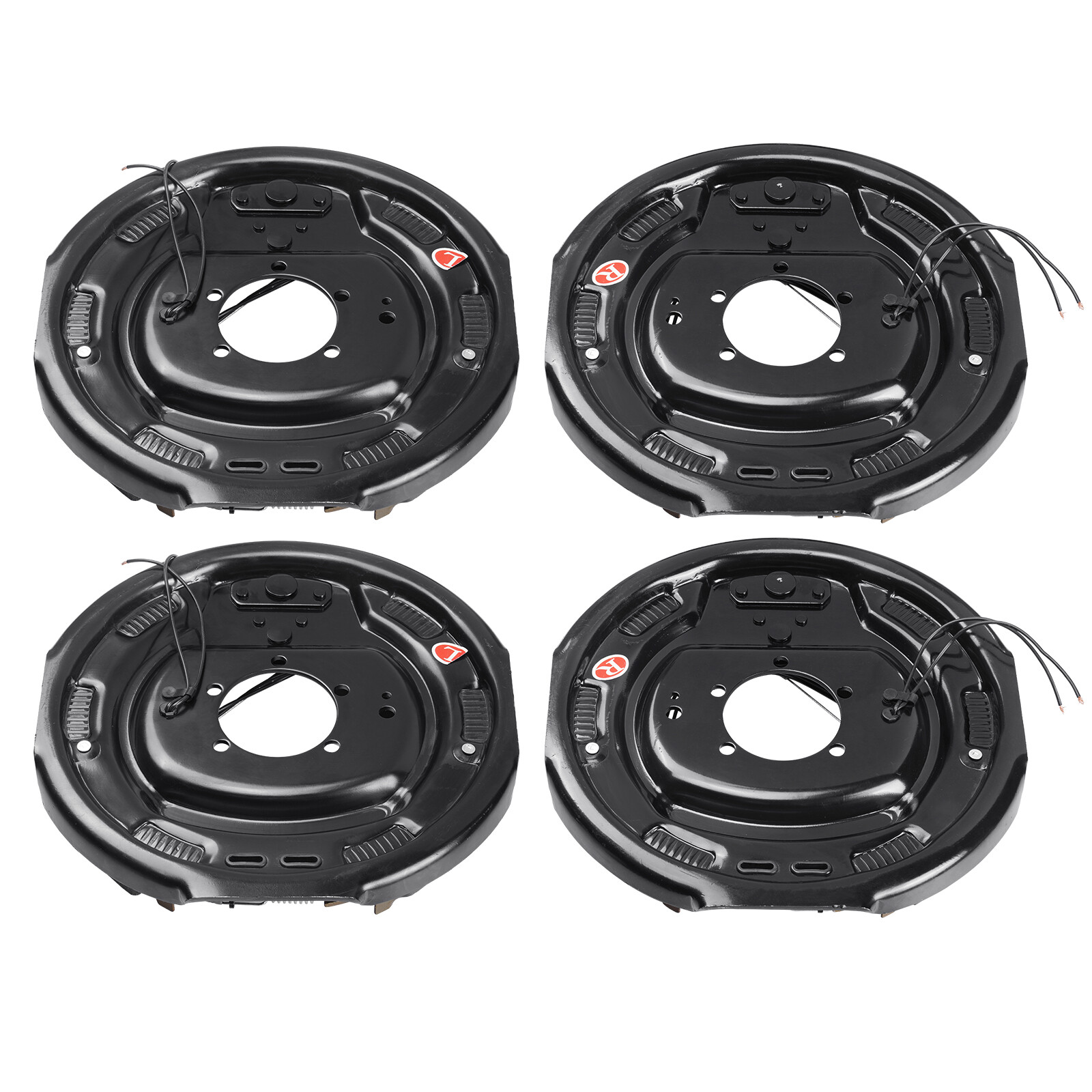 VEVOR Electric Trailer Brake 12" x 2" Self-Adjusting Assembly 2 Pairs 7000 lbs