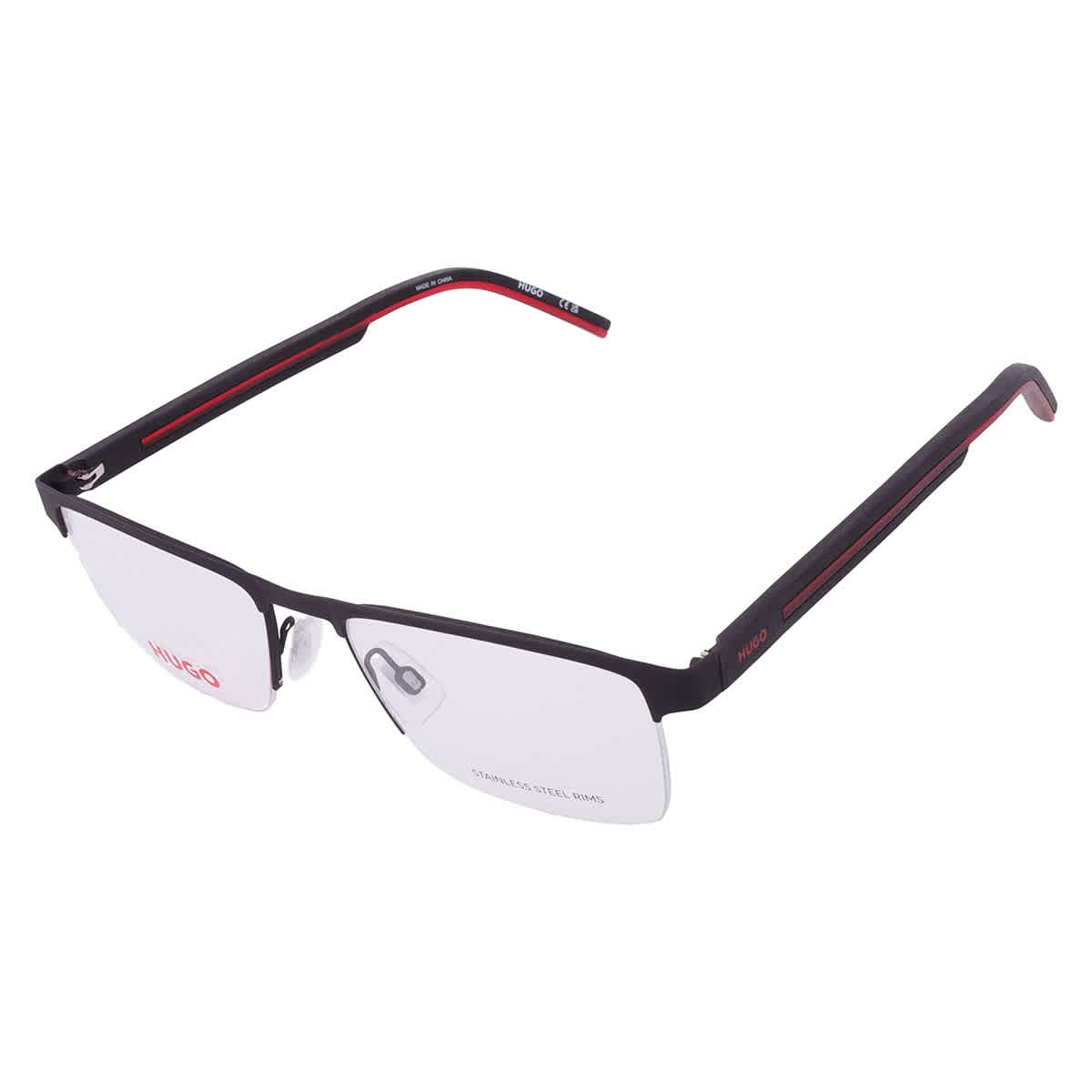Hugo Boss Demo Rectangular Men's Eyeglasses HG 1066 0BLX 55 HG 1066 0BLX 55