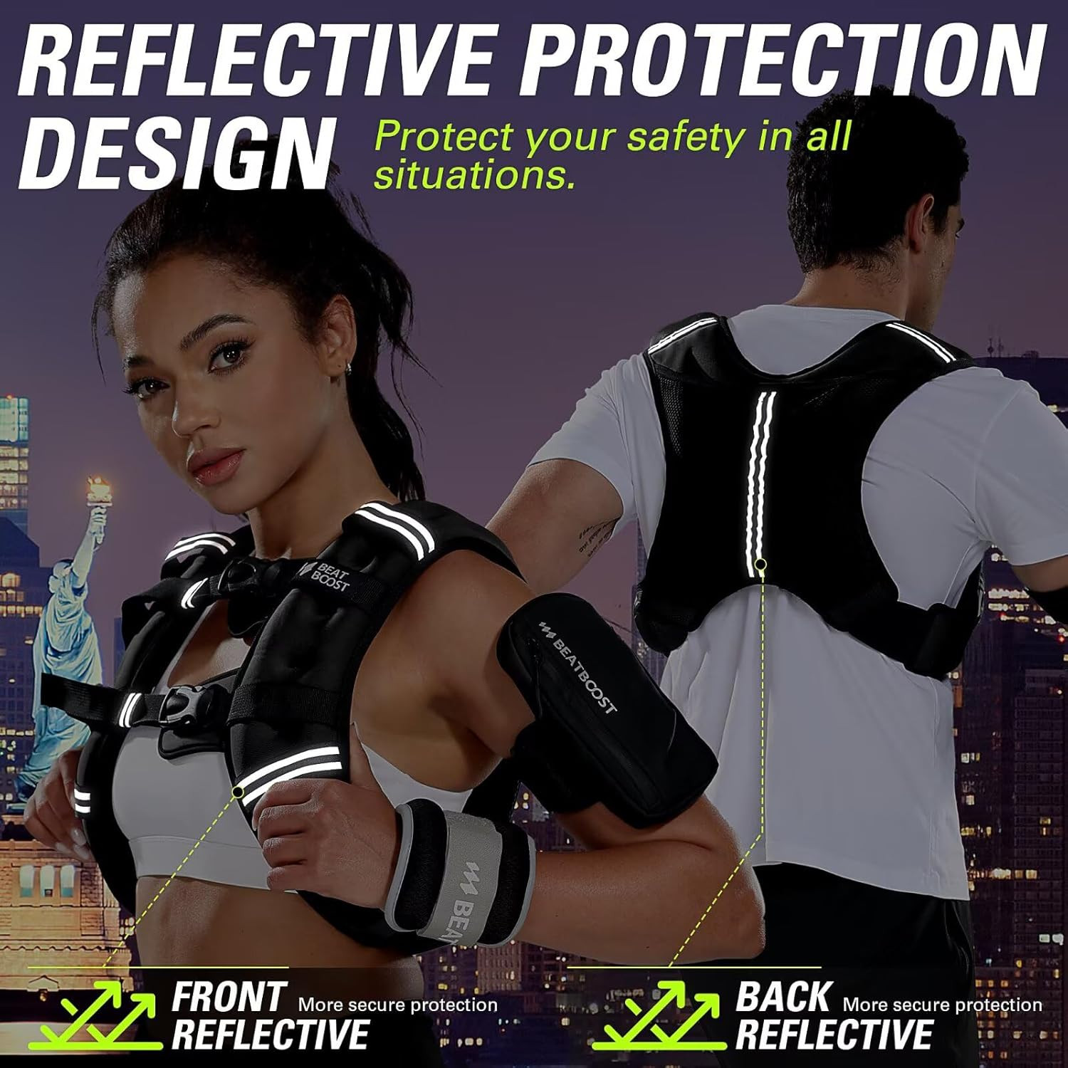 Weighted Vest Woman 5 12 15 20 25 30 Lb Weight Vest with Ironsand for Walking St