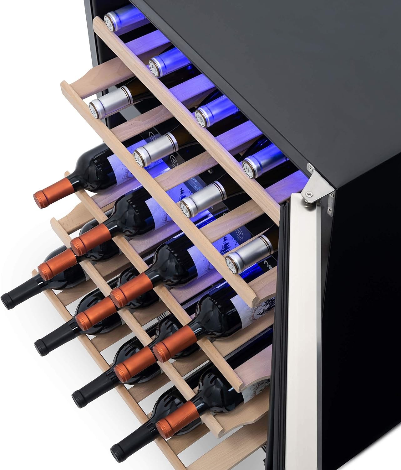 Newair NWC046SS01-RB Dual Zone Fridge with Shelves - Certified Refurbished