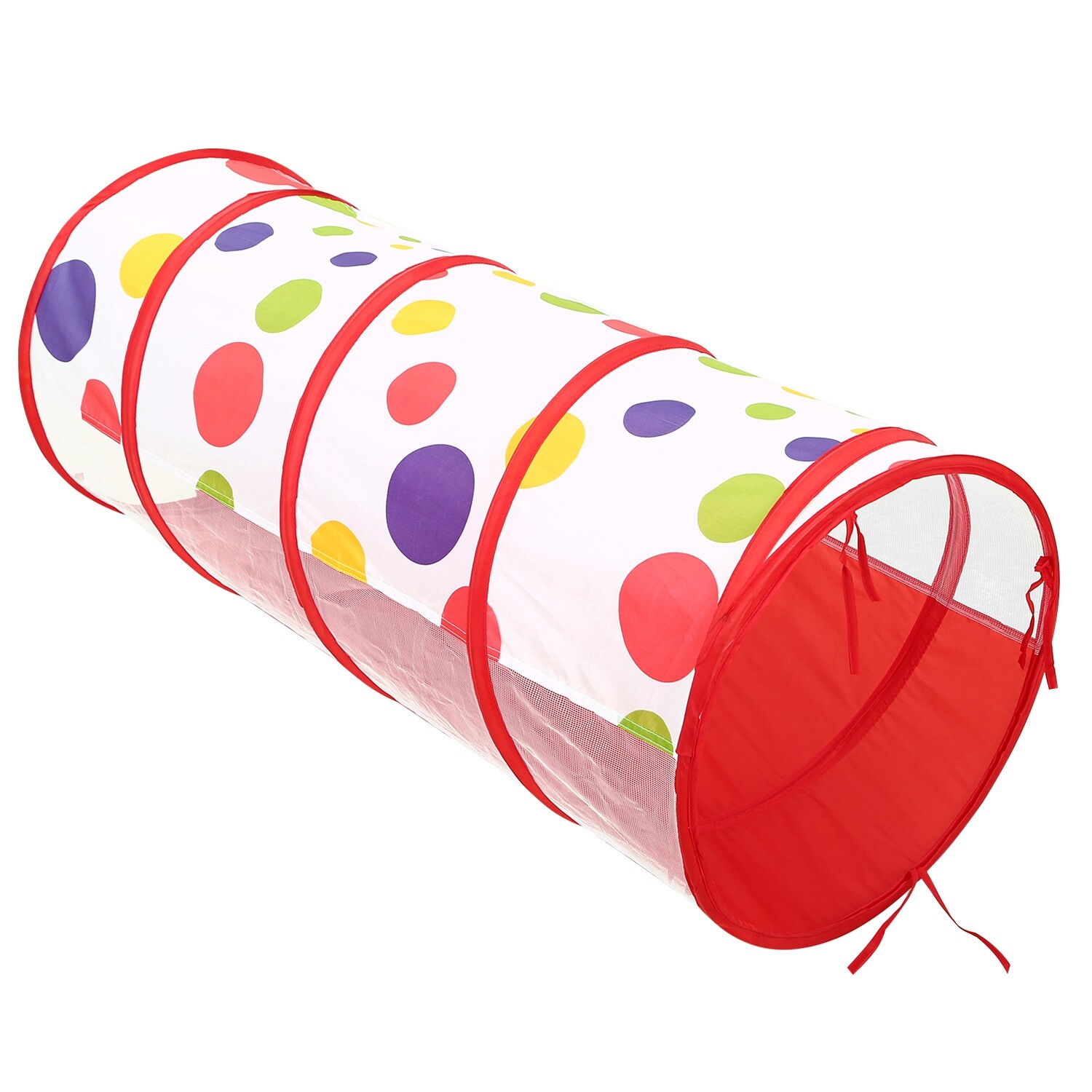 3-in-1 Kids Play Tents Crawl Tunnels & Ball Pit Playhouse Tent Indoor/Outdoor