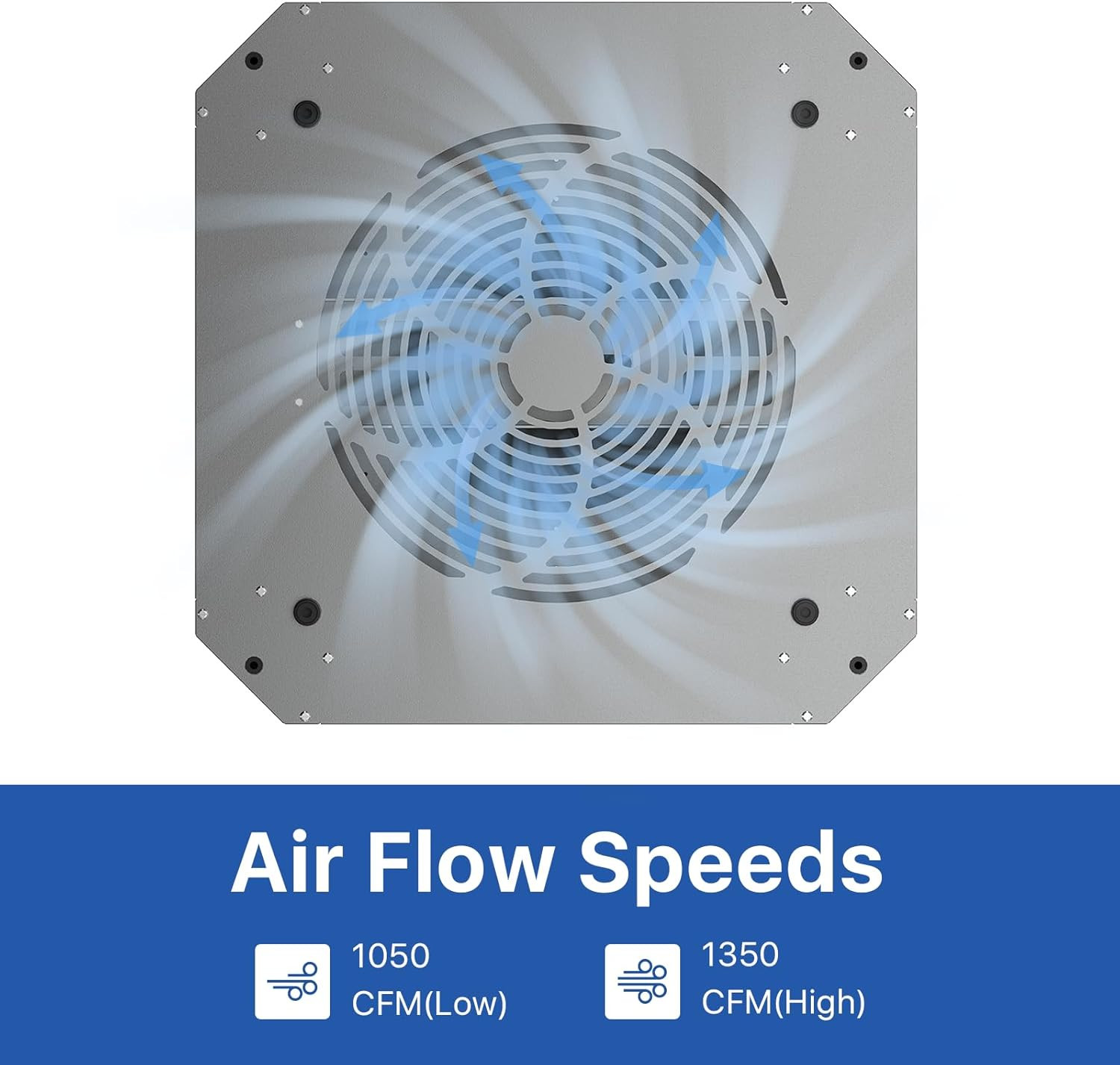 360 Degree Intake Air Filtration System Woodworking 1350 CFM Hanging Air Filter,