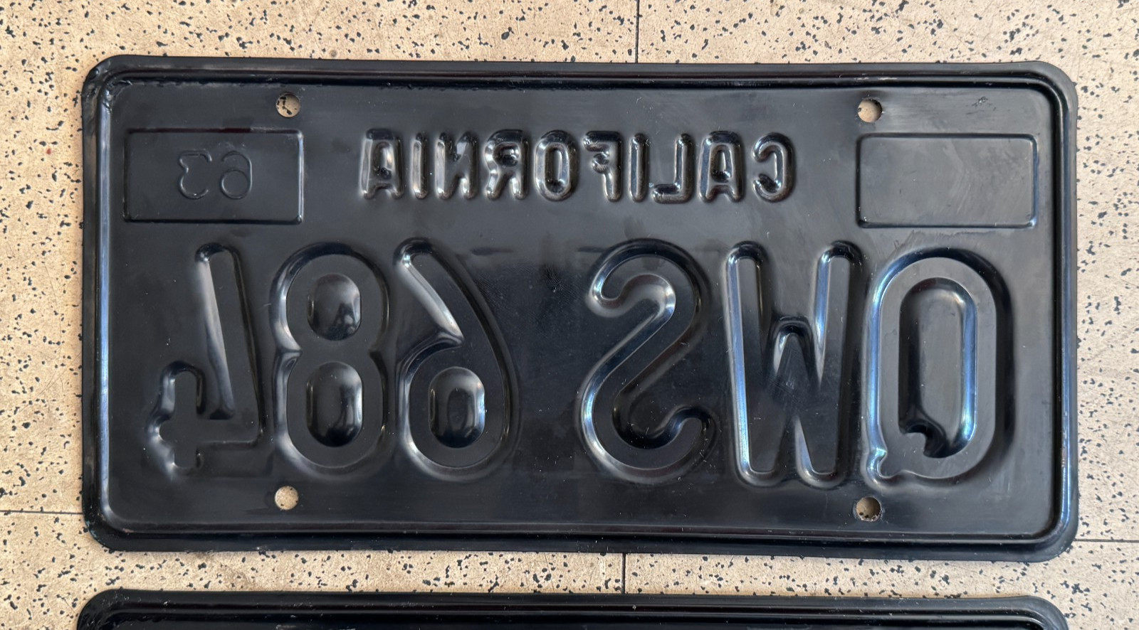 1968/1964/1963 CALIFORNIA license plates *PAIR* — DMV CLEAR — ORIGINAL car tags