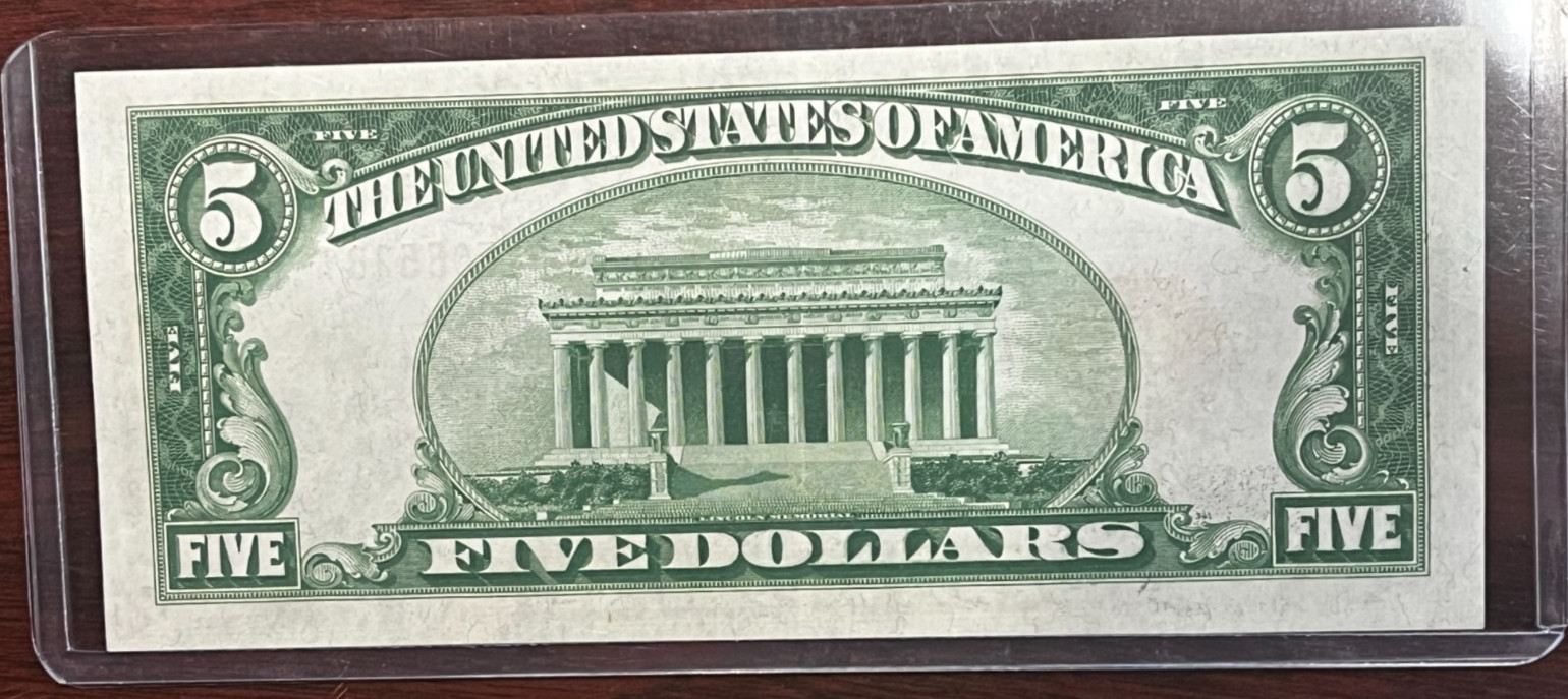 1928 $5 BEAUTIFUL CRISP AU/CU UNITED STATES NOTE!