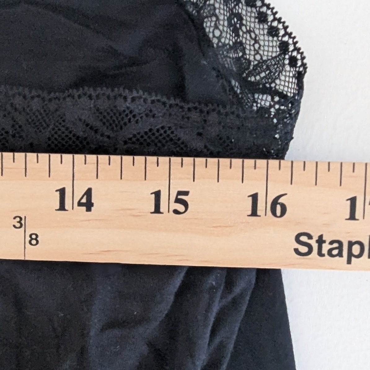 Soma Cool Nights Black Lace Trim Camisole Slip Dress Nightie Chemise Coquette L