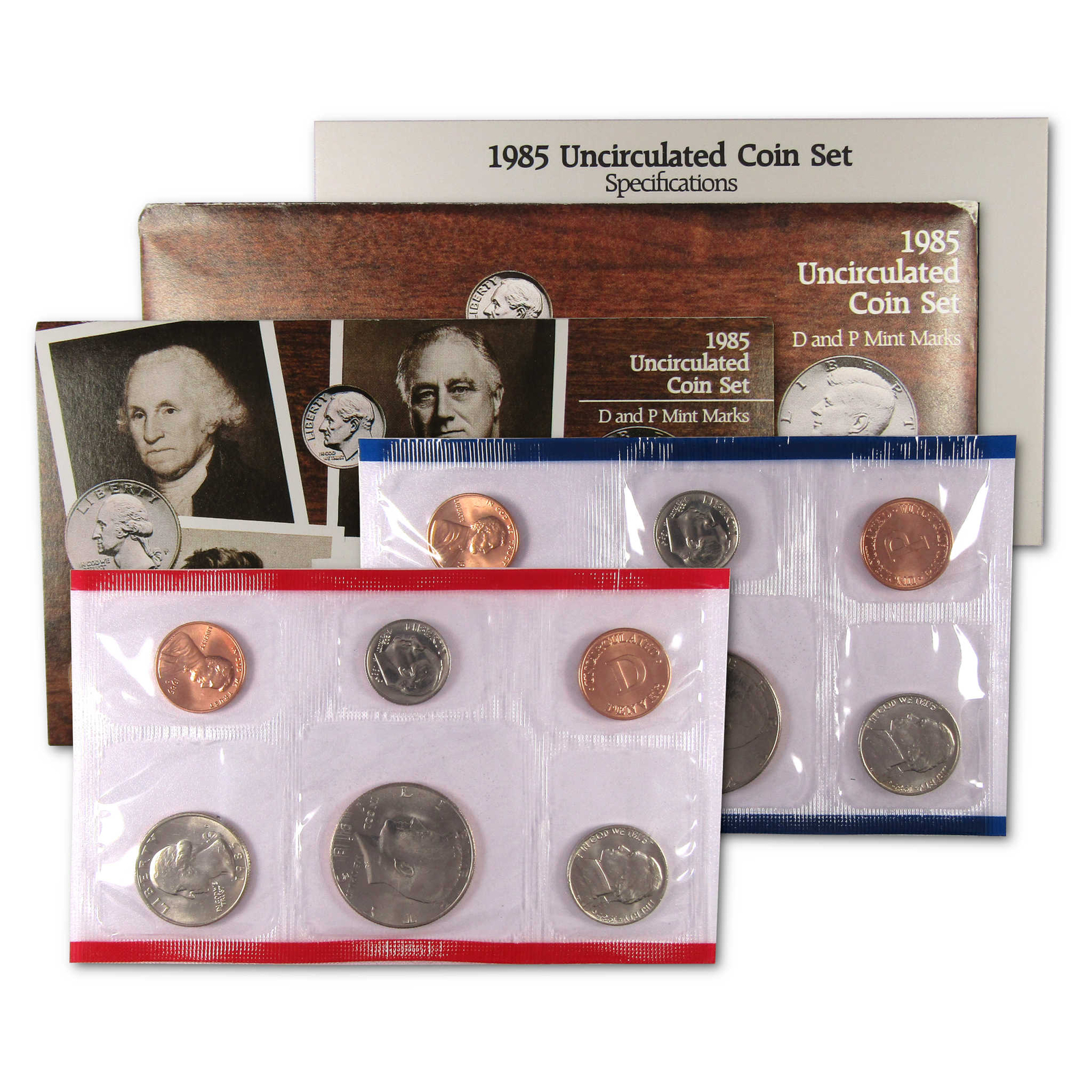 1985 Uncirculated Coin Set U.S Mint Original Government Packaging OGP