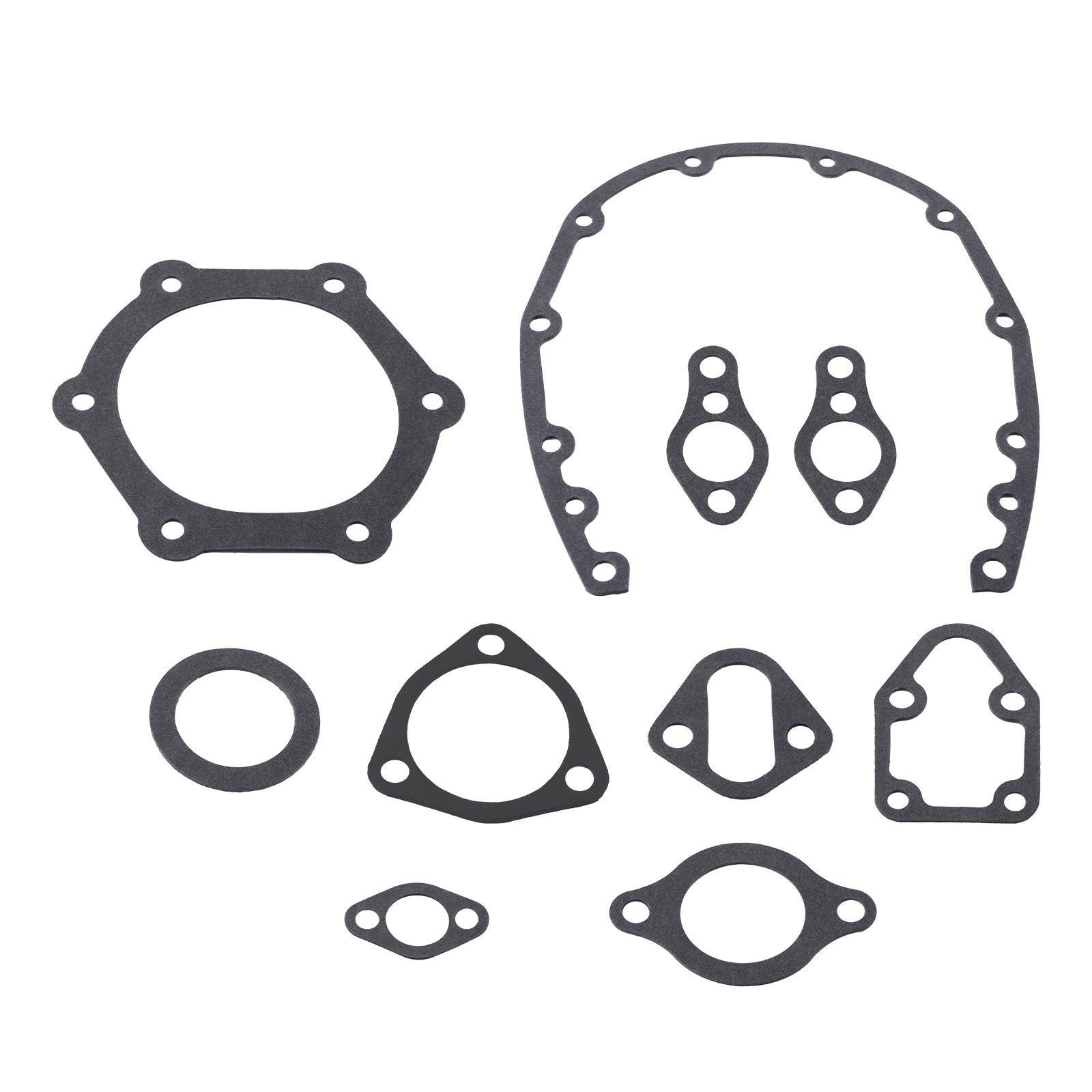 Full Engine Gasket Set for Early 2 Piece Rear Seal Chevrolet SBC 283 327 350 5.7