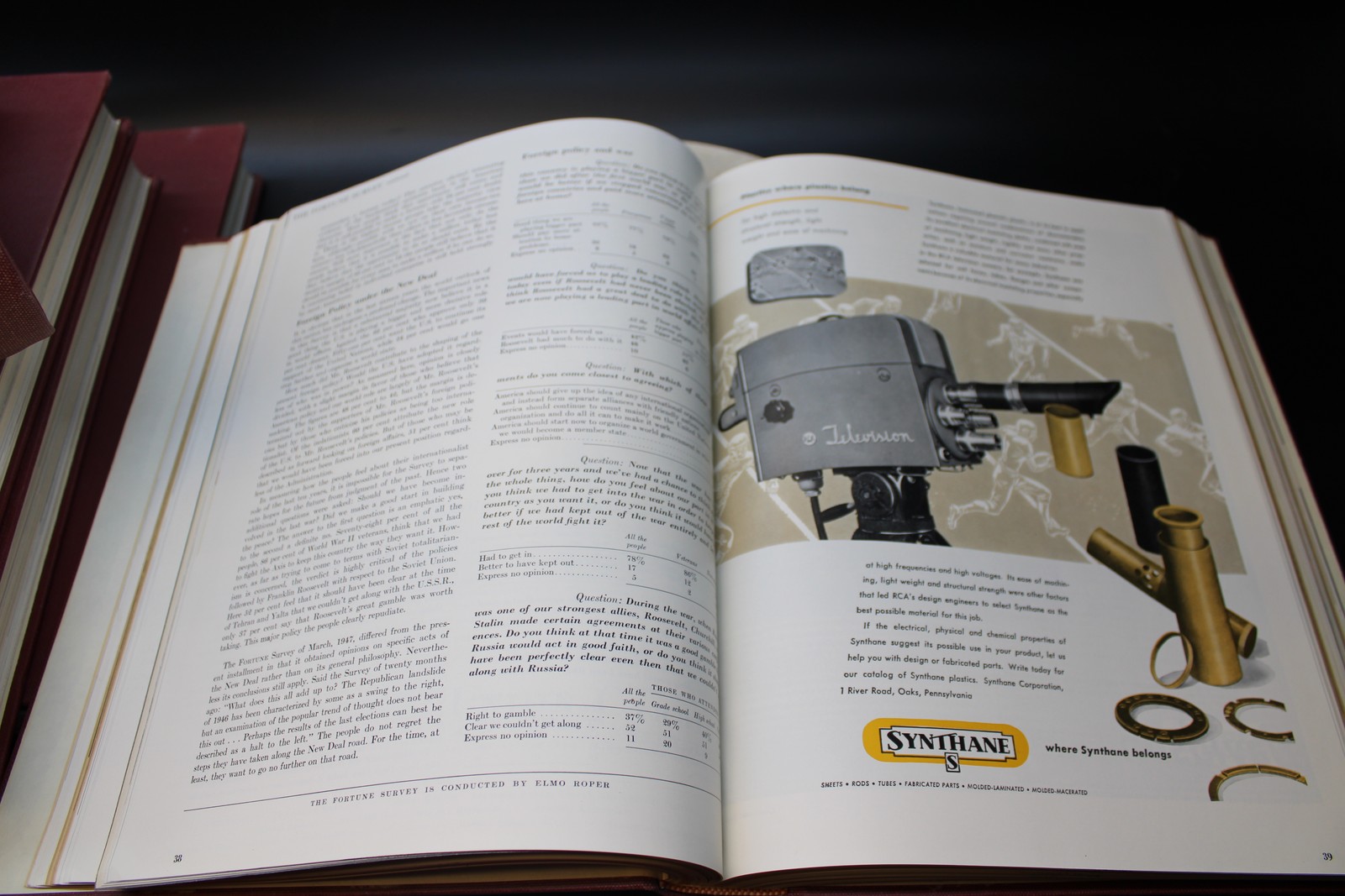 FORTUNE Magazine Hardcover Bound Magazine Volumes – 1934-1985 Library Volumes