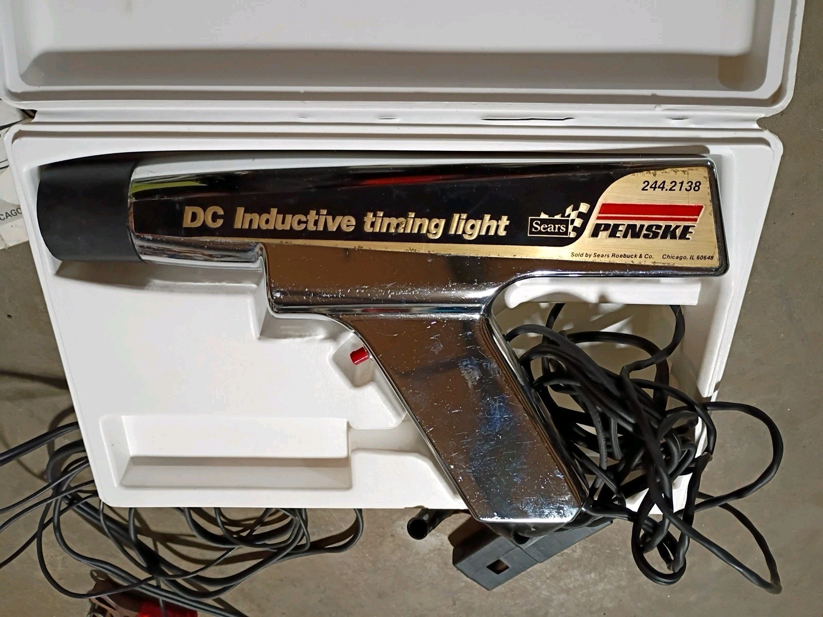Vintage Sears Penske Automotive Analyzer 161.21042 & Timing Light 244.2138