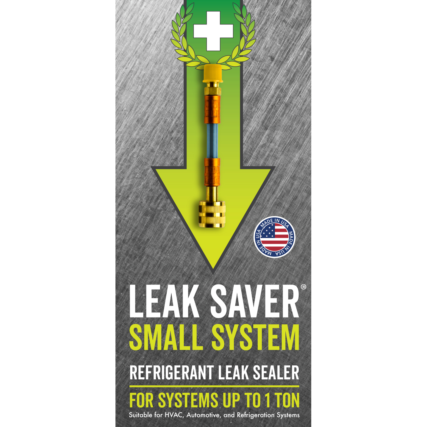 Leak Saver Direct Inject Refrigerant Leak Sealer - Small System Up to 1 Ton