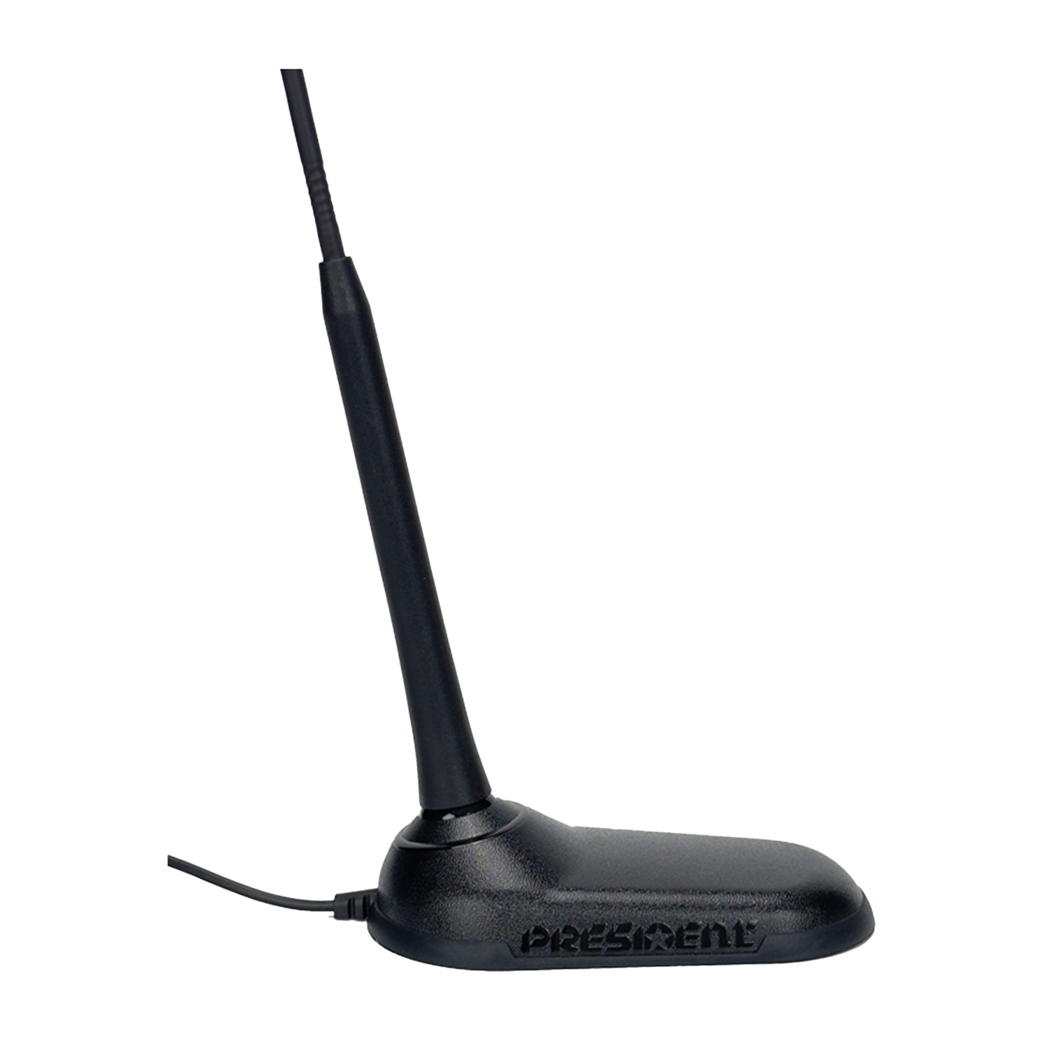 PRESIDENT VIRGINIA-F Magnetic-Mount CB Antenna with Fixed-Angle Whip