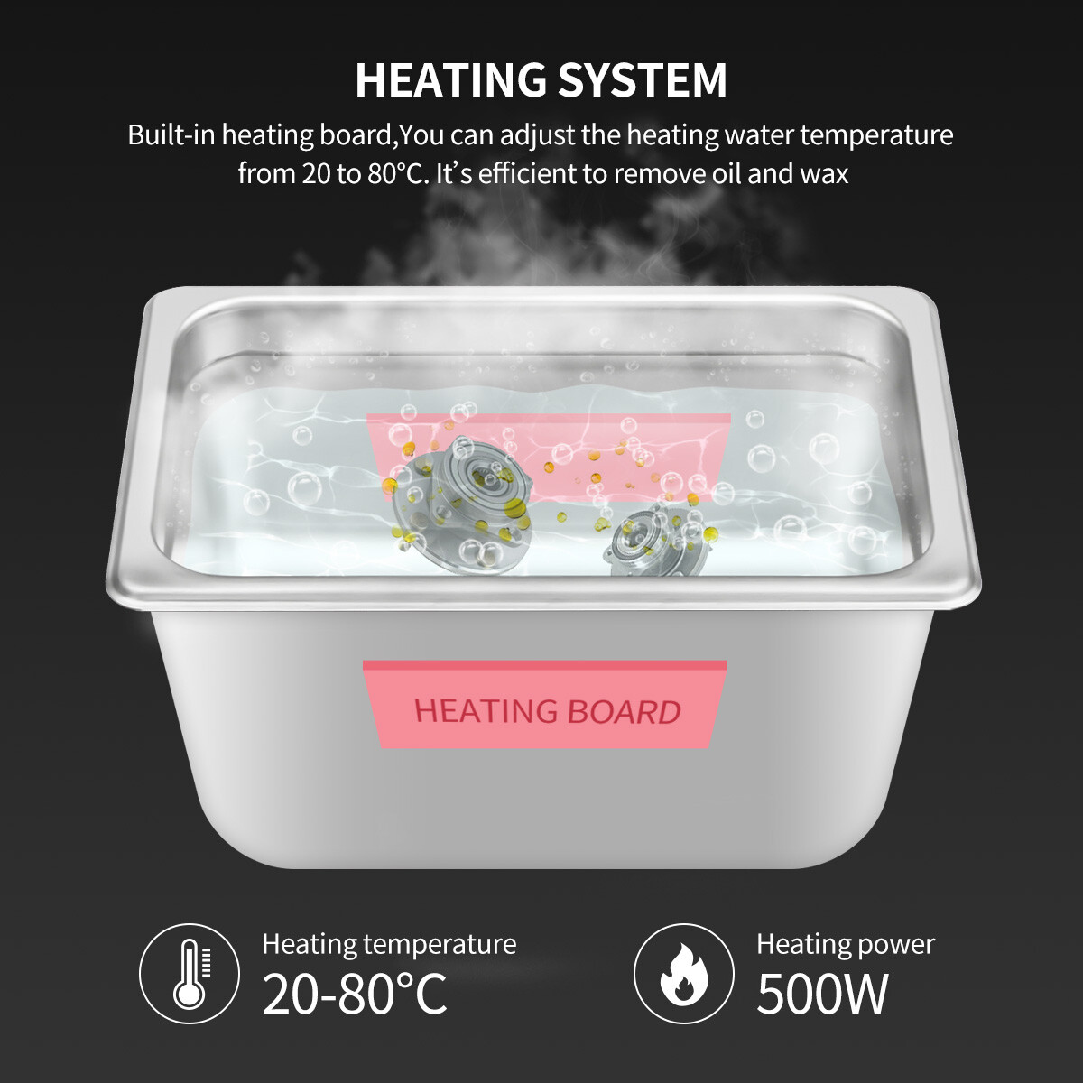 New 30L Ultrasonic Cleaner Stainless Steel Industry Heated Heater w/Timer Basket