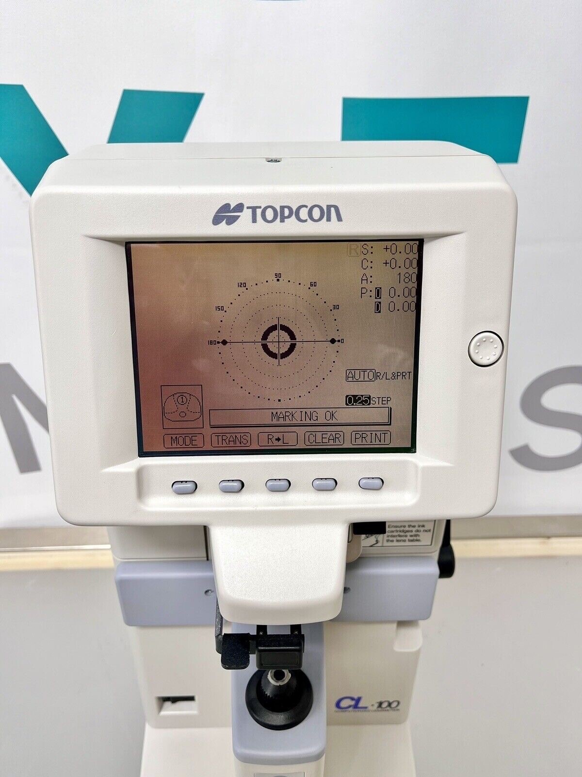 Topcon CL-100 Auto Lensmeter with Built-in Printer
