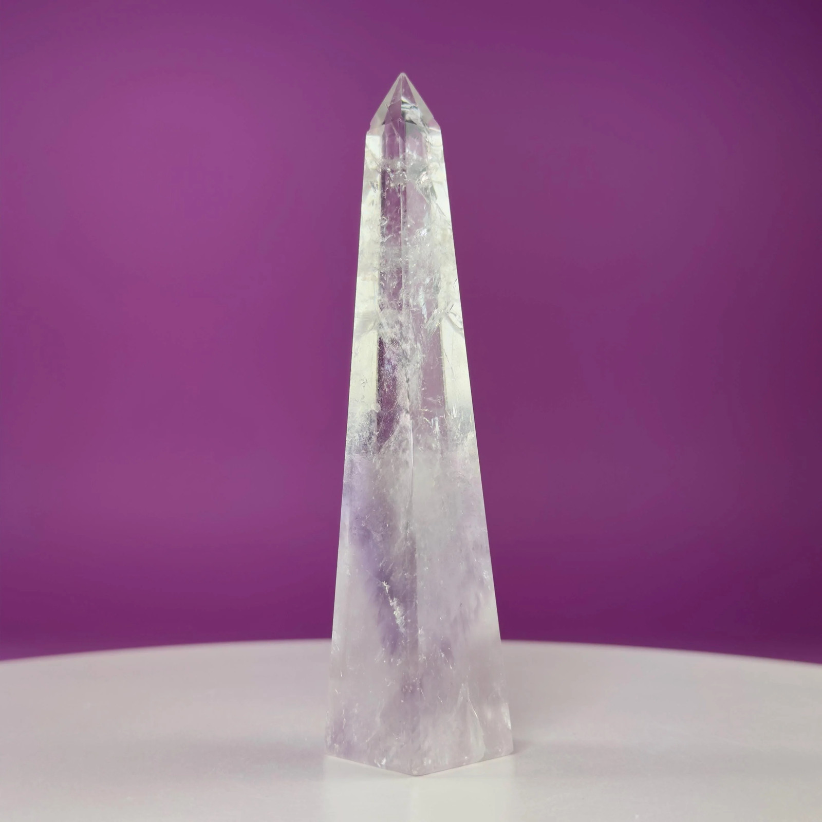 Amethyst Obelisk 118g Natural Crystal Tower Purple Amethyst Point