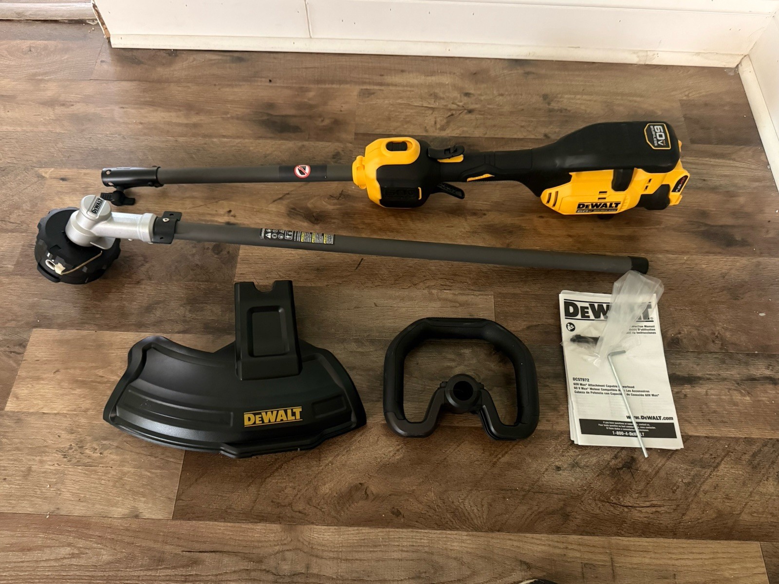 DEWALT 60V MAX Brushless Attachment Capable String Trimmer Tool Only (DCST972B)