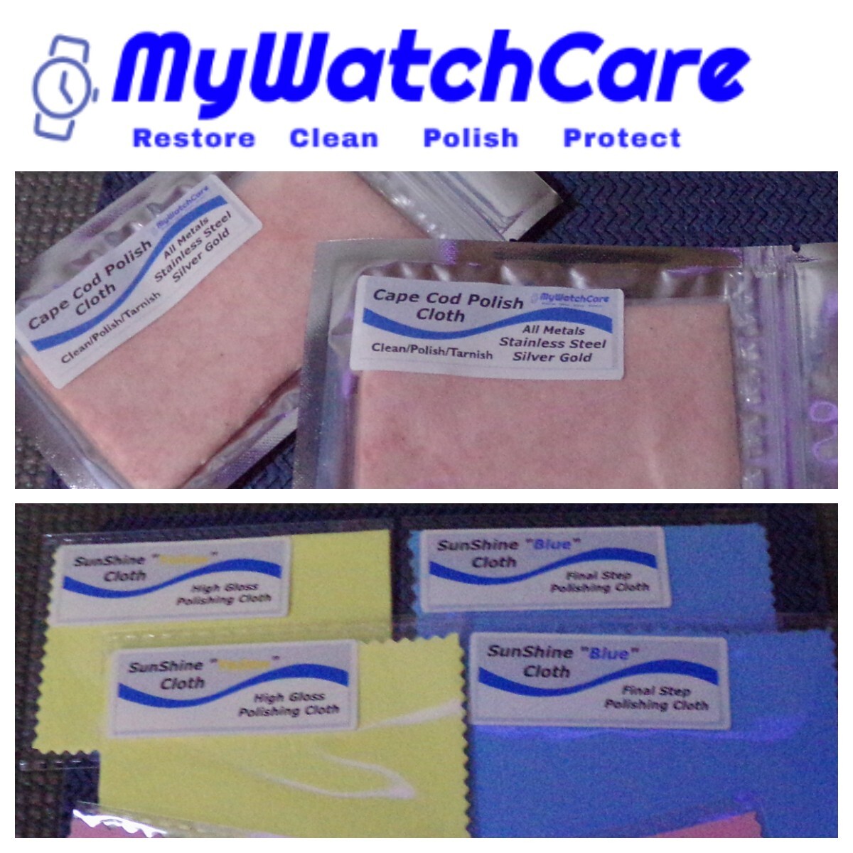 115 pc Watch Scratch Remover, Polishing & Cleaning Kit w/Step by Step Guide