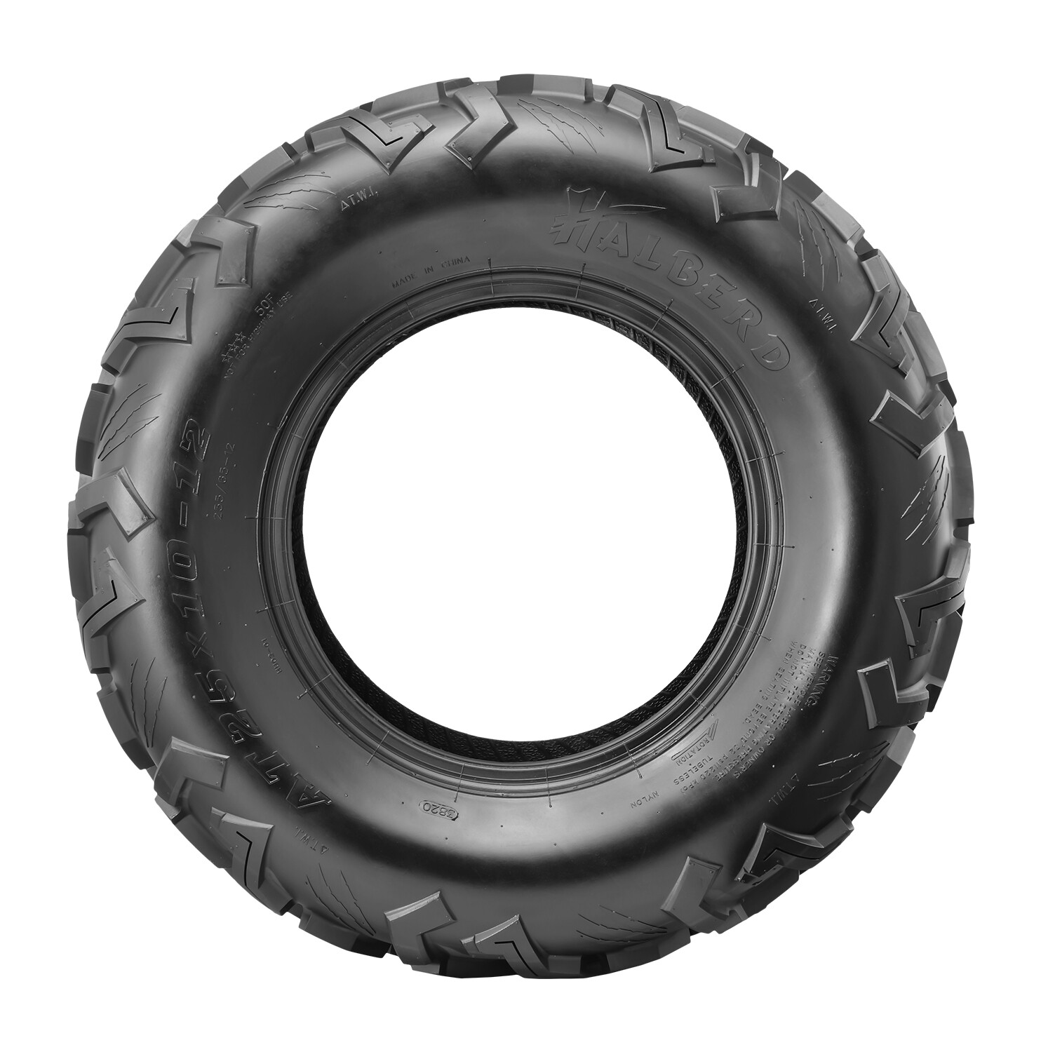 Set Of 2 25x10-12 ATV Tires 25x10x12 25x10 12 Heavy Duty 6PR ATV UTV All Terrain