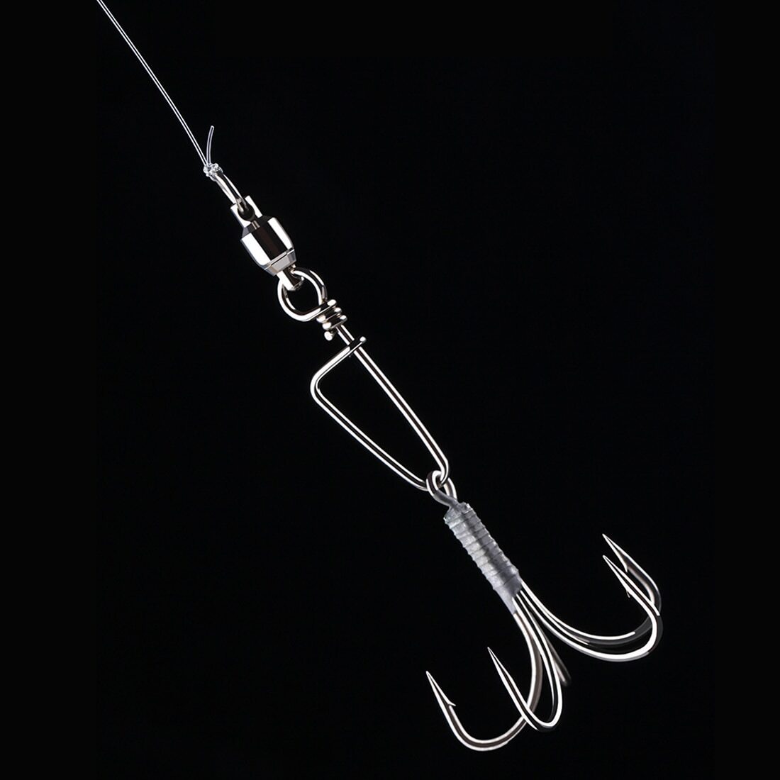 50 / 100 Pack Ball Bearing Fishing Swivels Snap Coastlock Fishing Line Connector