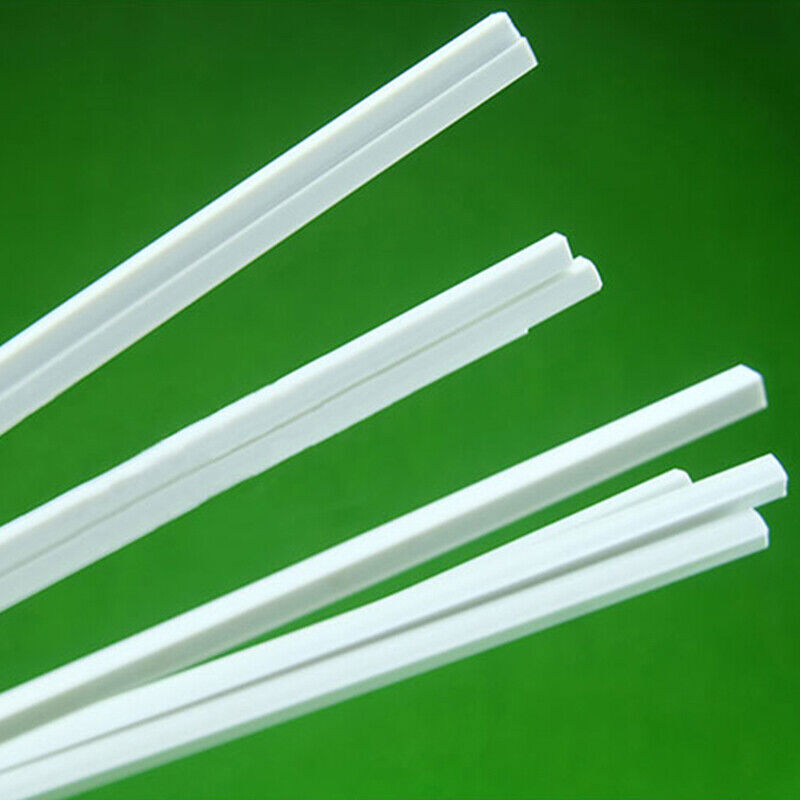 250mm Square Solid Rod Bar ABS Styrene Plastic DIY Modeller Building 9 Sizes