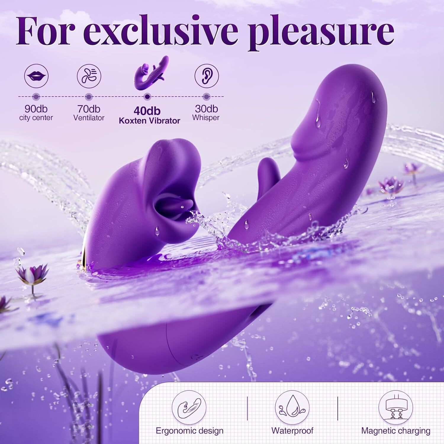 Flapping Rabbit Vibrator Sucking Clit G-Spot Massager Dildo Sex Toys for Women